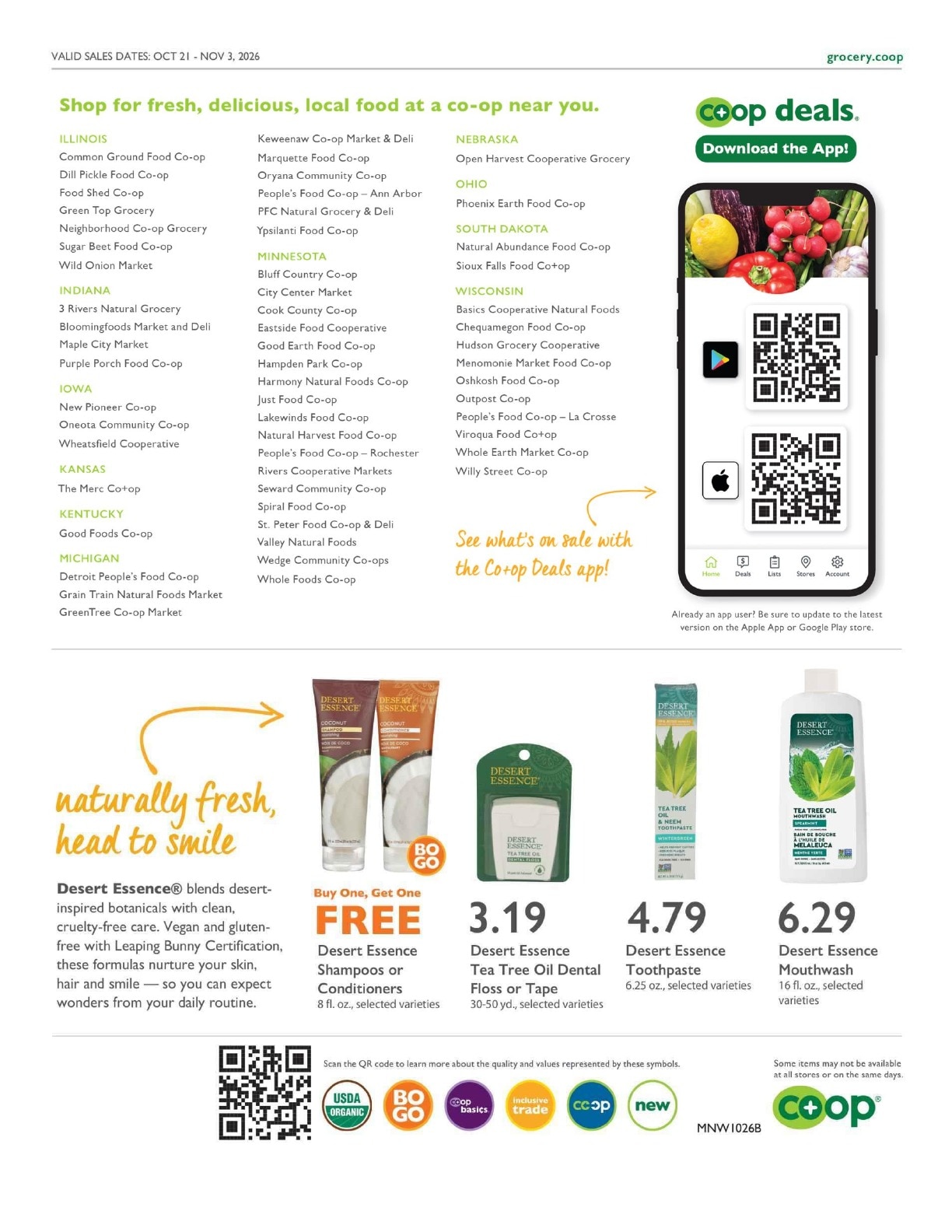 Hampden Park Co-op Co+op Deals Weekly Ad October 21 - November 3, 2026