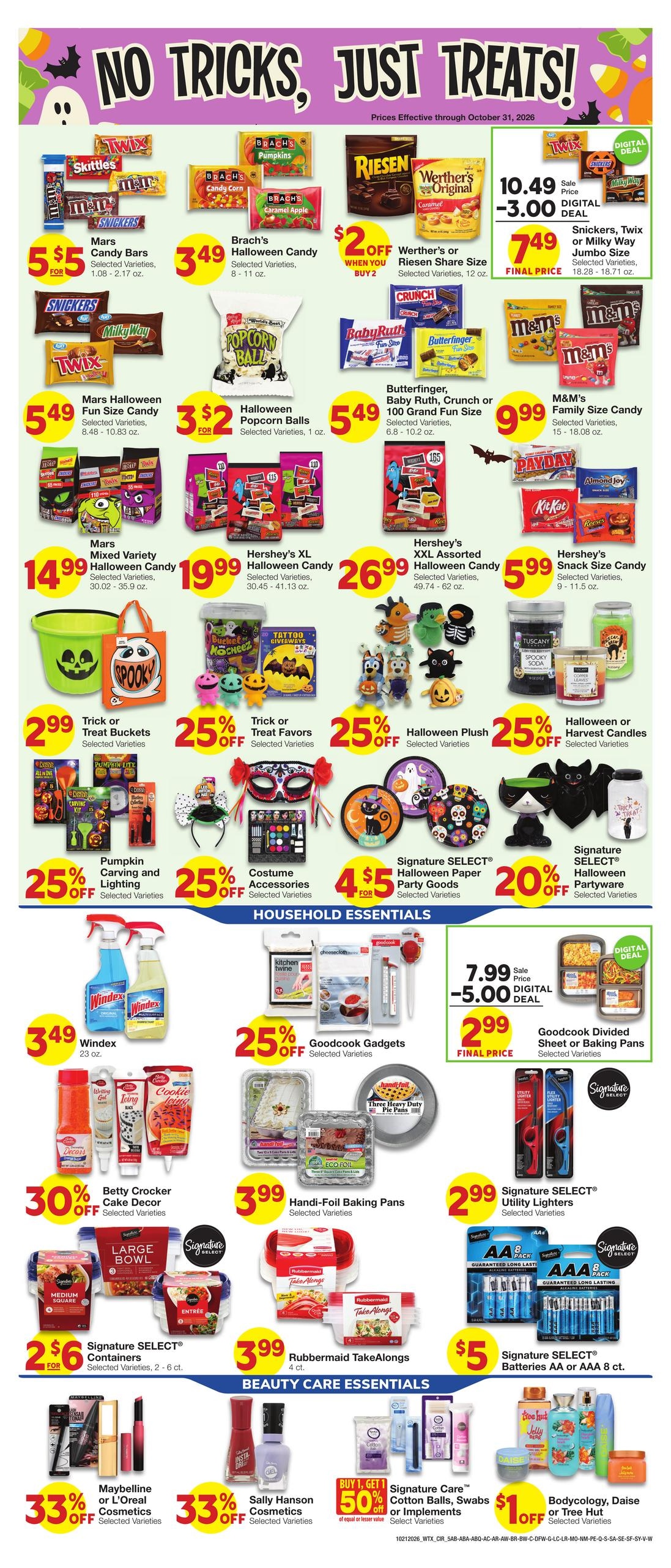 United Supermarkets (Abilene Area, TX) Weekly Ad October 21 - 27, 2026