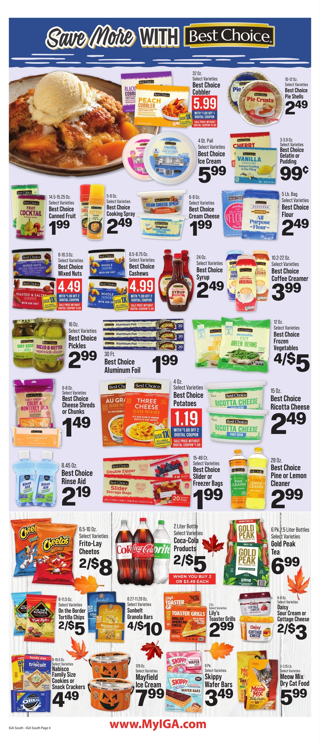 IGA (Corbin-Hawesville Area, KY) Weekly Ad October 21 - 27, 2026