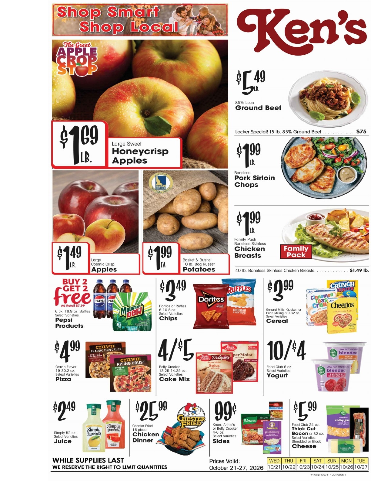 Ken's Food Market Weekly Ad October 21 - 27, 2026