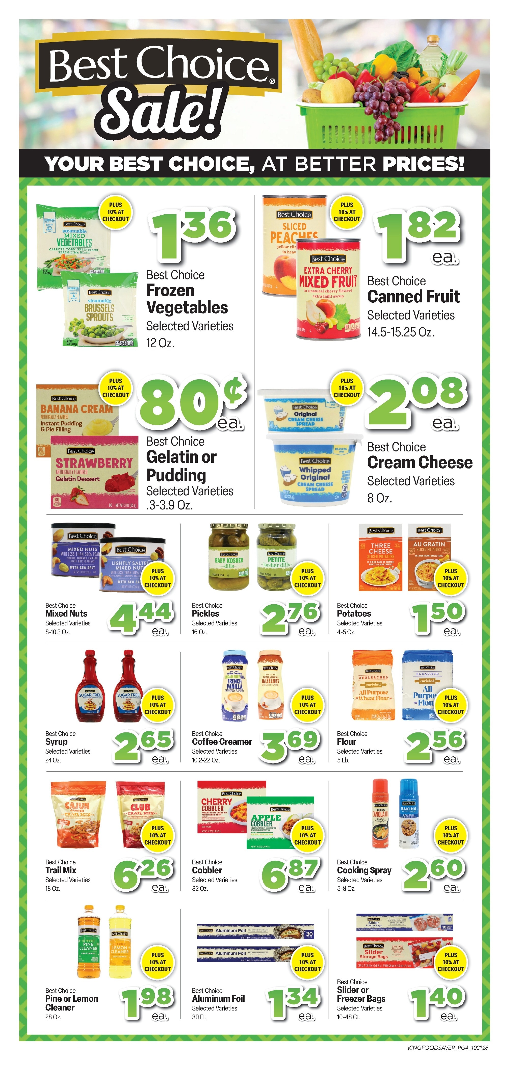 King Cash Saver (Carthage, MO) Weekly Ad October 21 - November 3, 2026