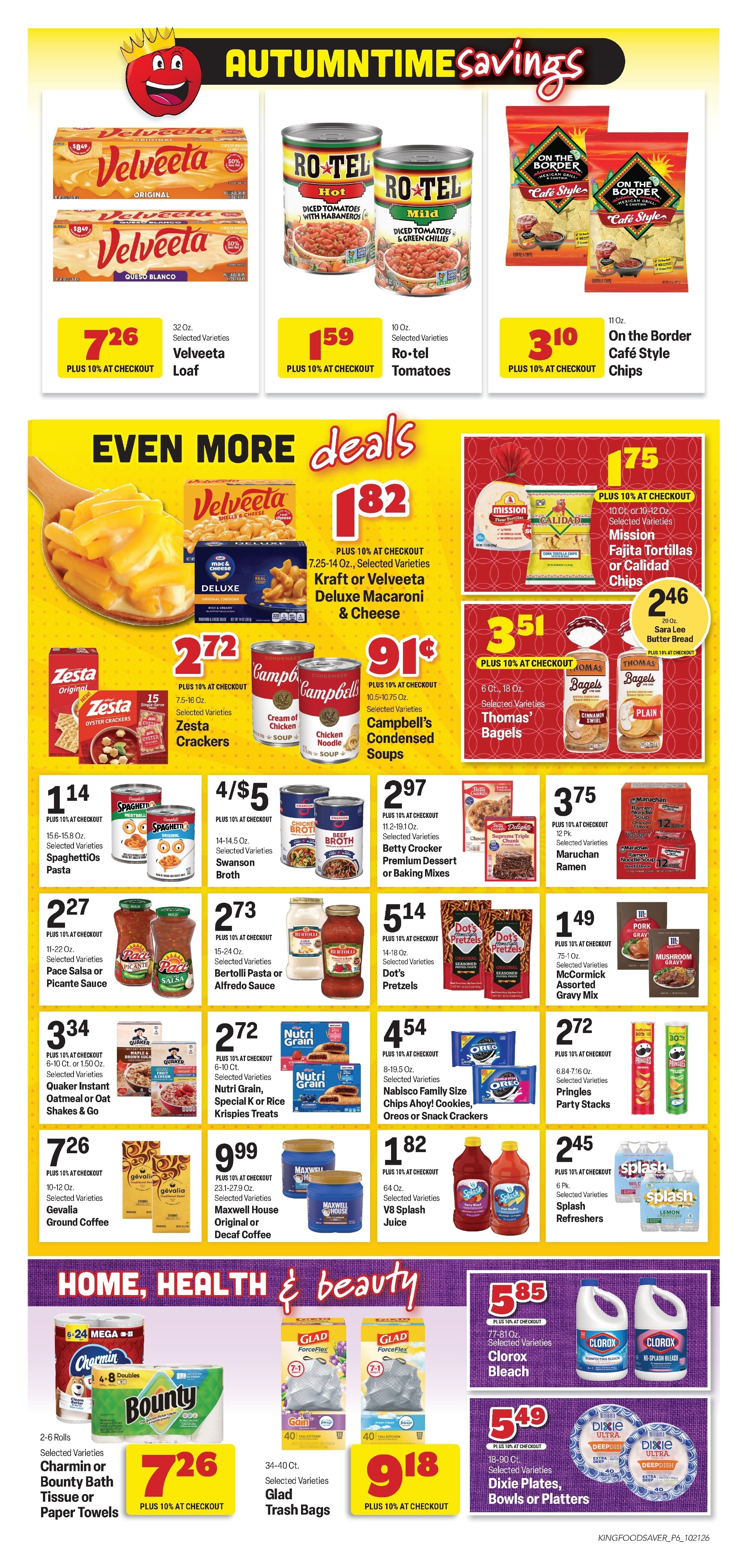 King Cash Saver (Carthage, MO) Weekly Ad October 21 - November 3, 2026