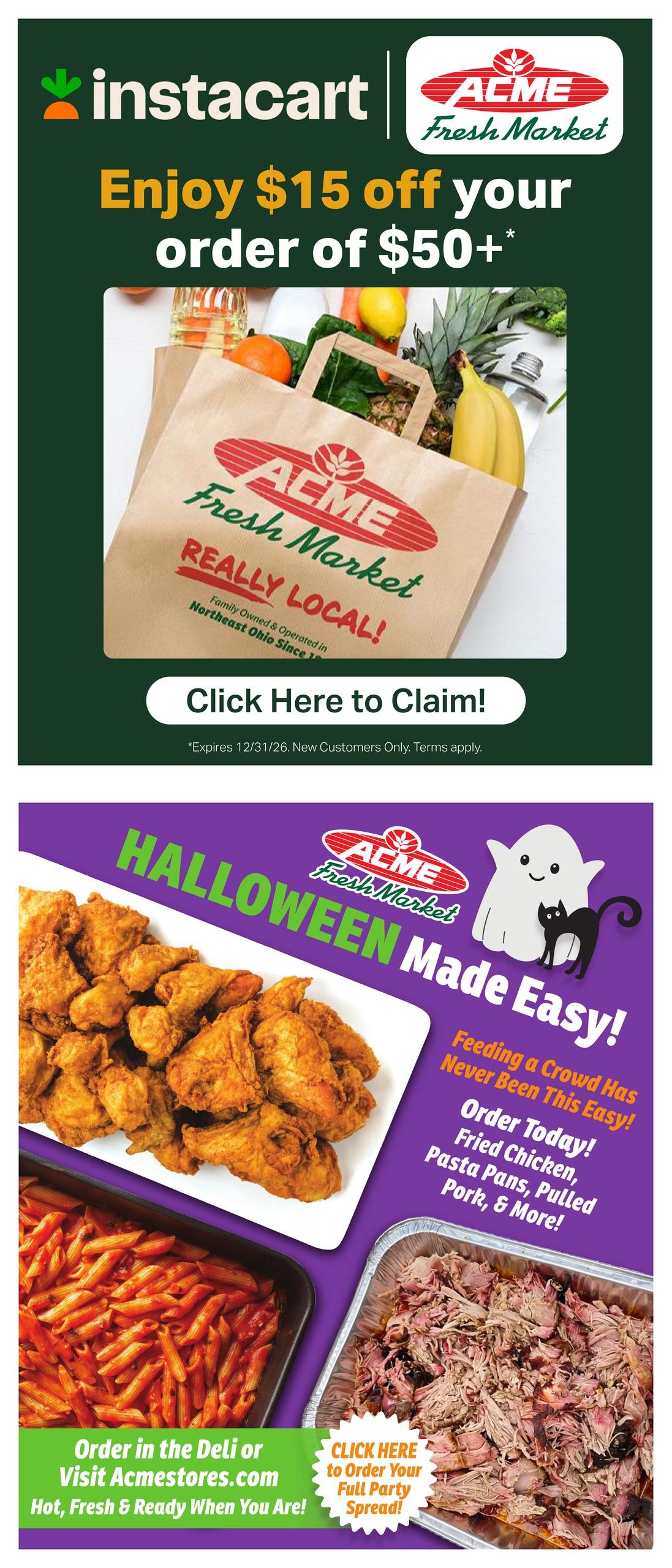 Acme Fresh Market Weekly Ad October 22 - 28, 2026