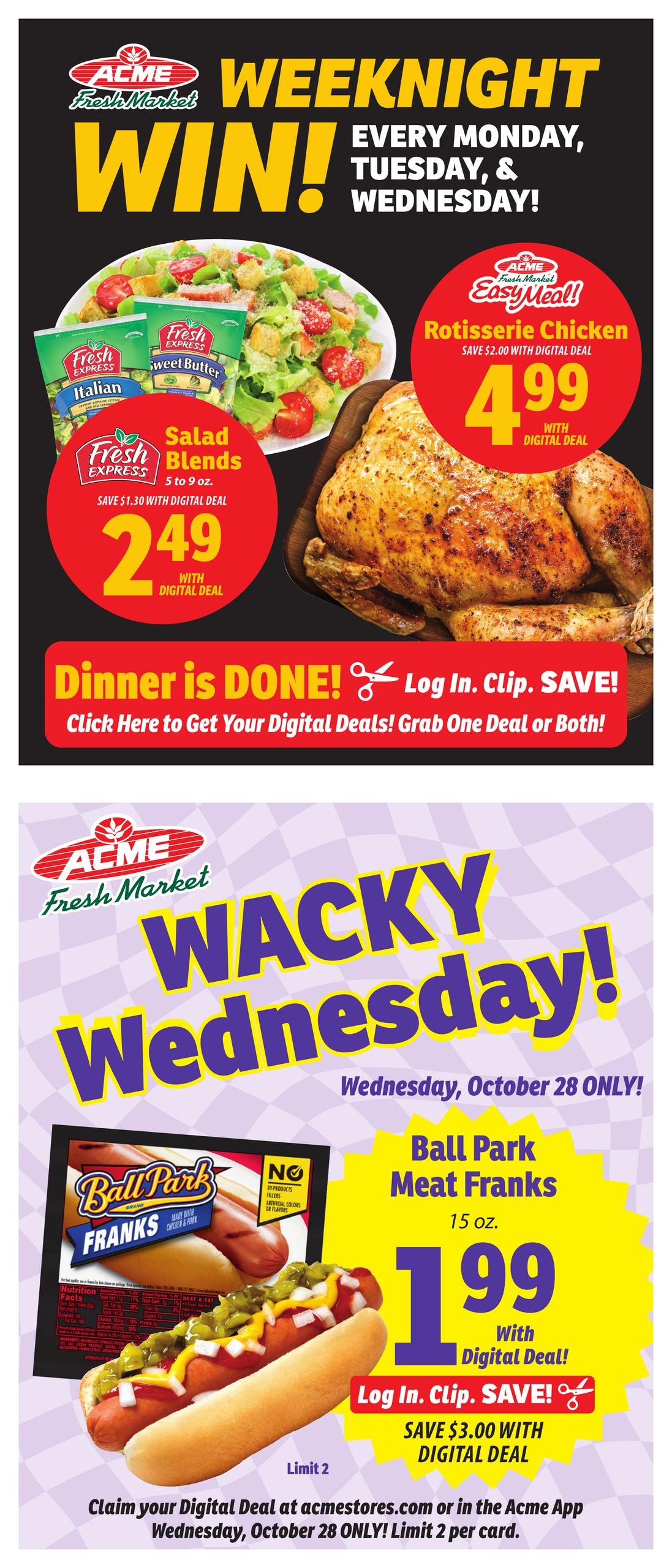 Acme Fresh Market Weekly Ad October 22 - 28, 2026