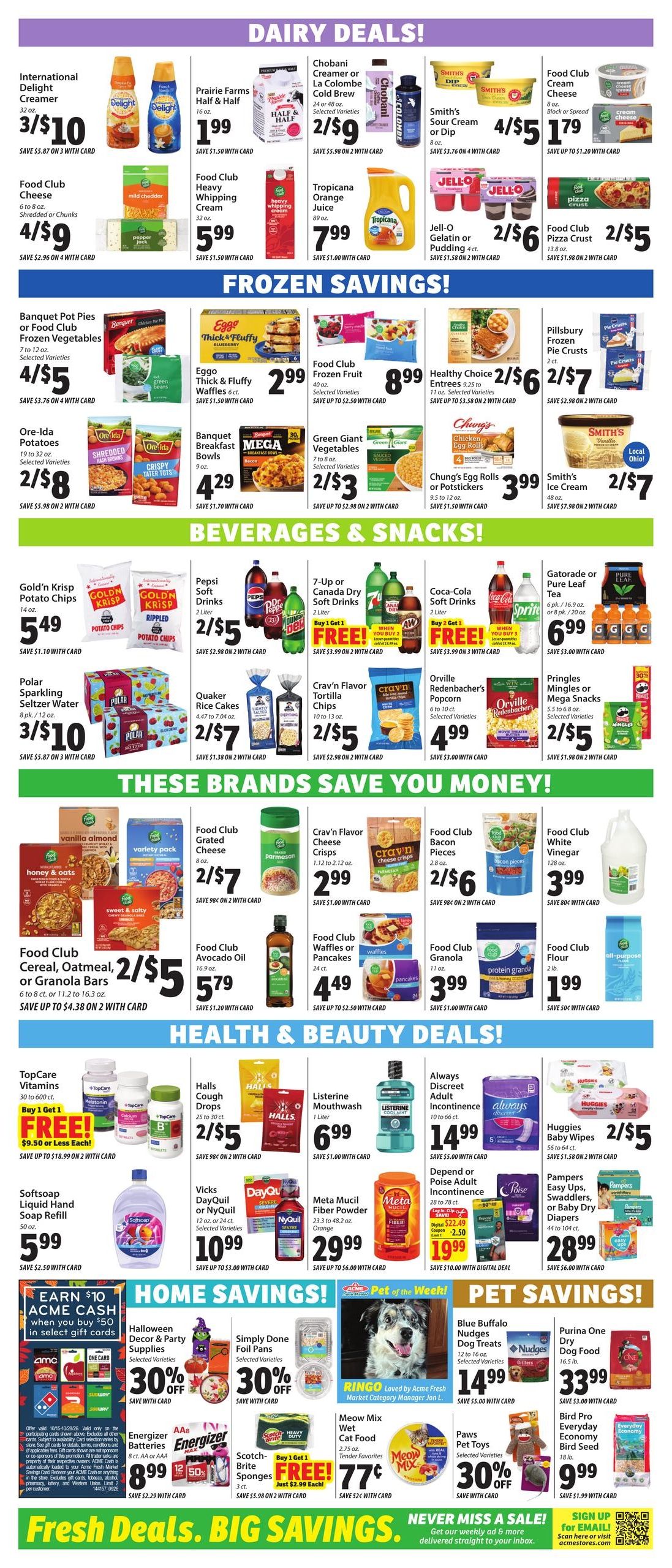 Acme Fresh Market Weekly Ad October 22 - 28, 2026