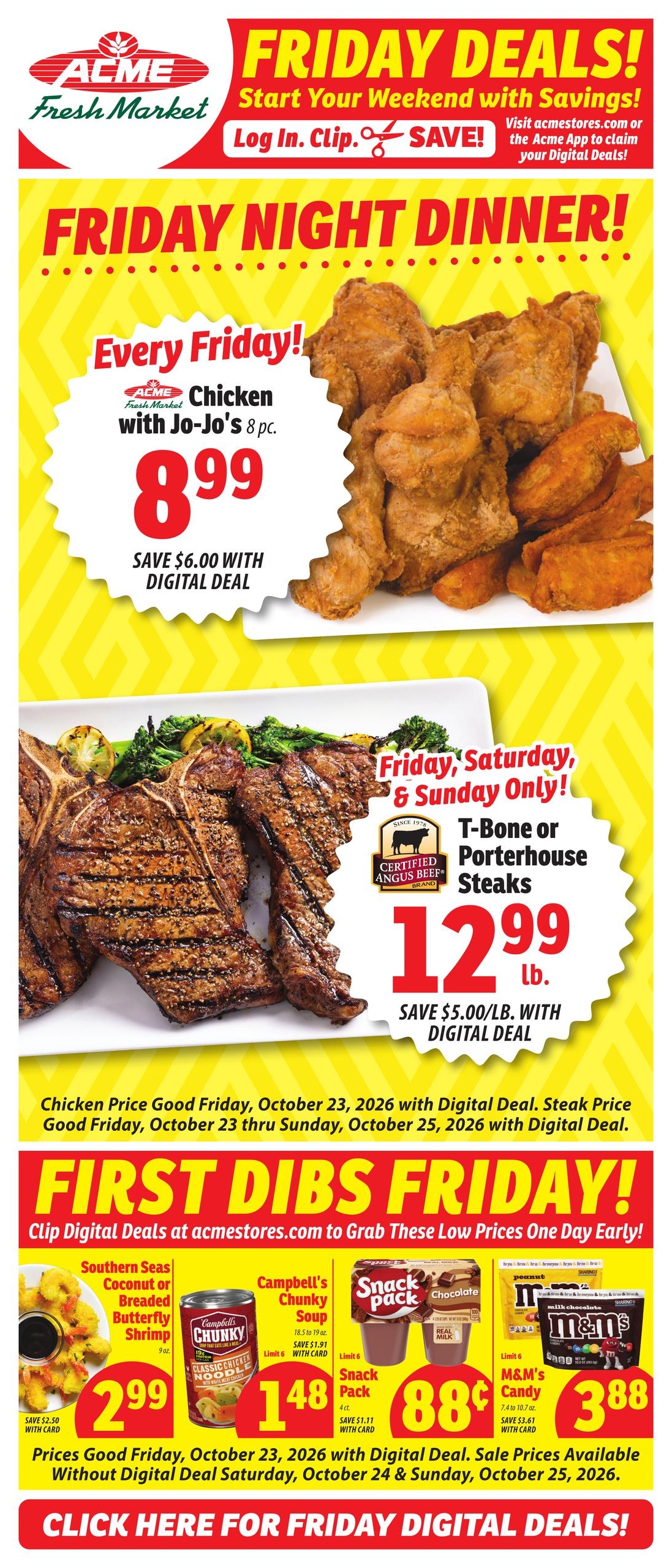 Acme Fresh Market Weekly Ad October 22 - 28, 2026