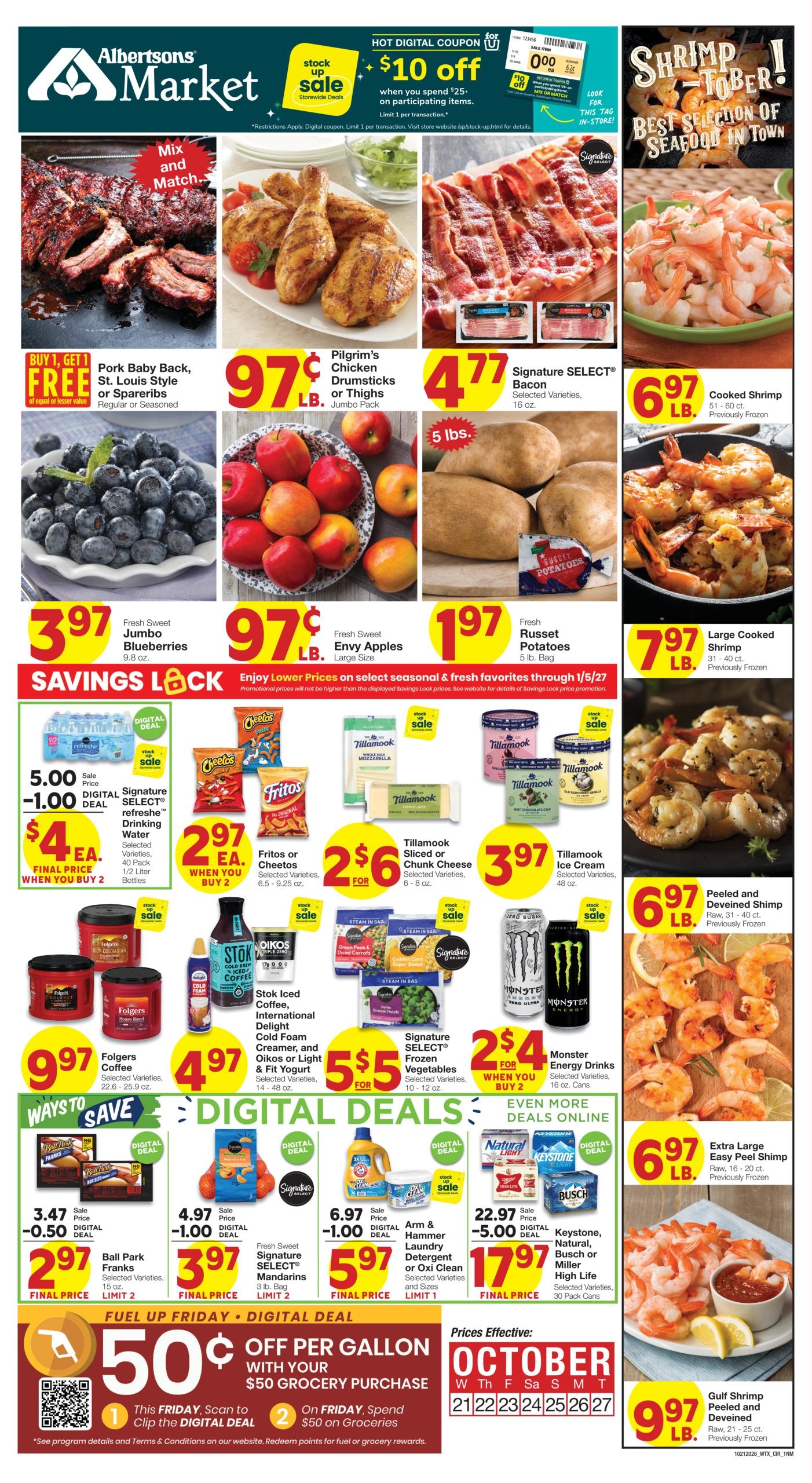 Albertsons Market (Alamogordo Area, NM) Weekly Ad October 21 - 27, 2026
