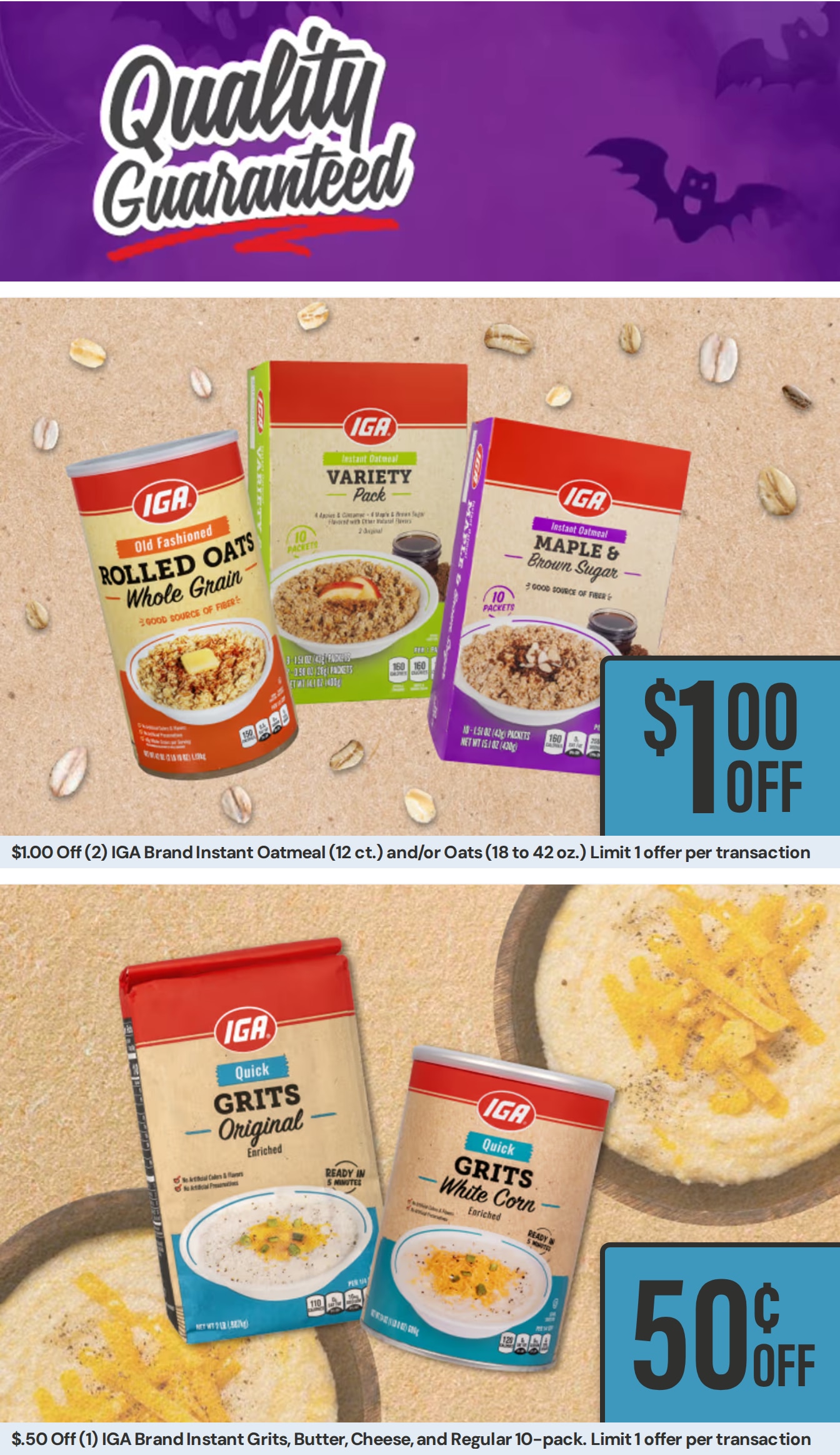 Allendale IGA Weekly Ad October 19 - November 1, 2026