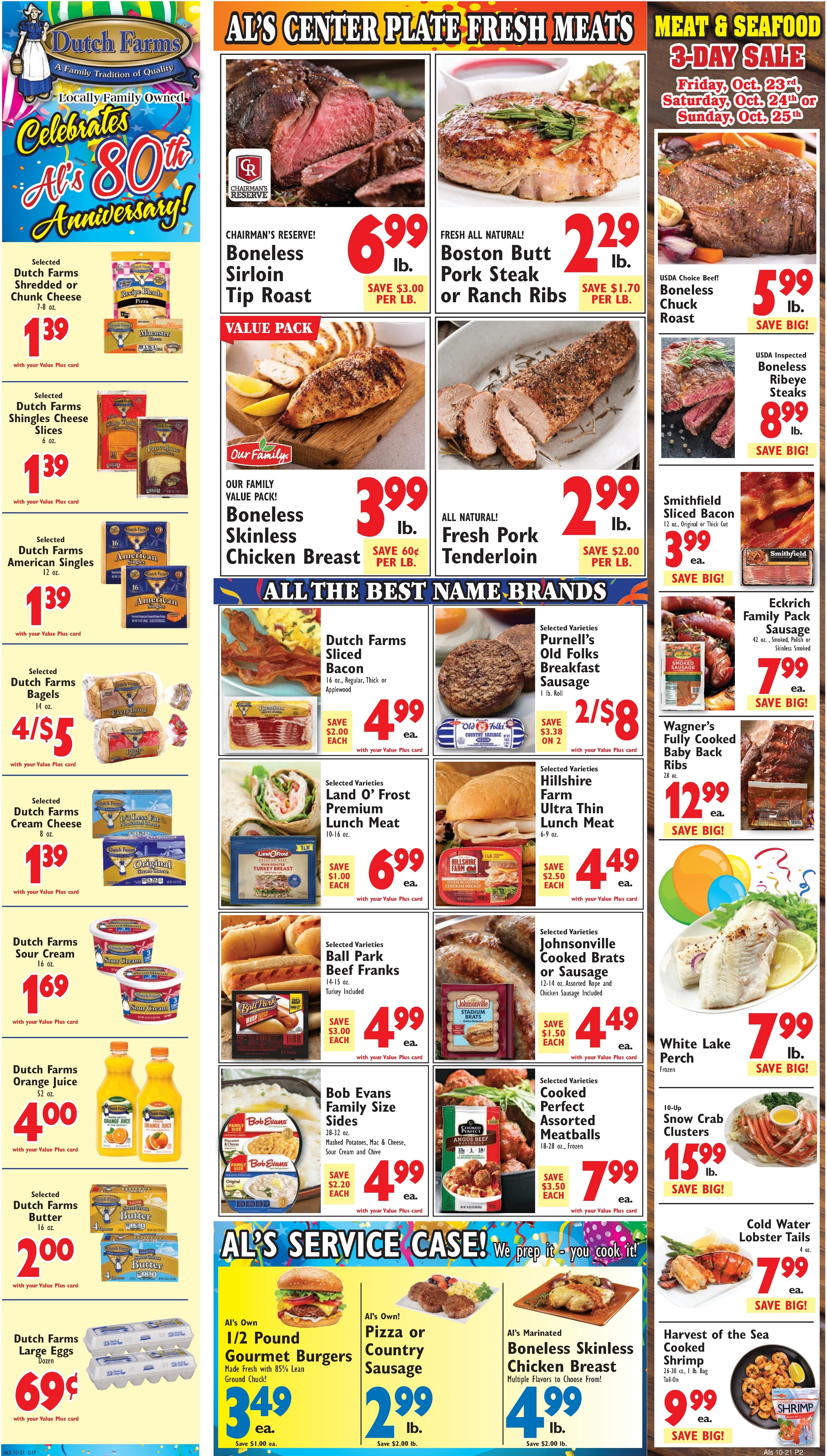 Al's Supermarket Weekly Ad October 21 - 27, 2026