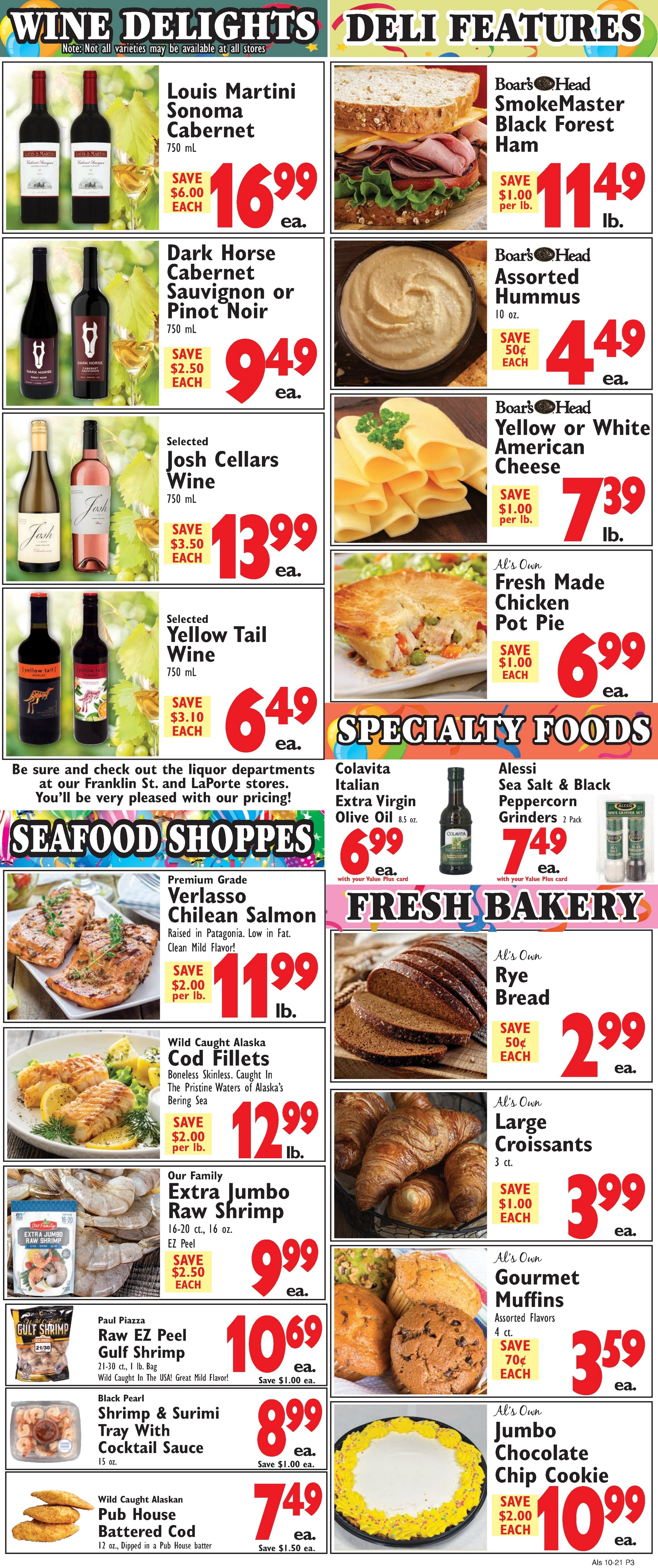 Al's Supermarket Weekly Ad October 21 - 27, 2026