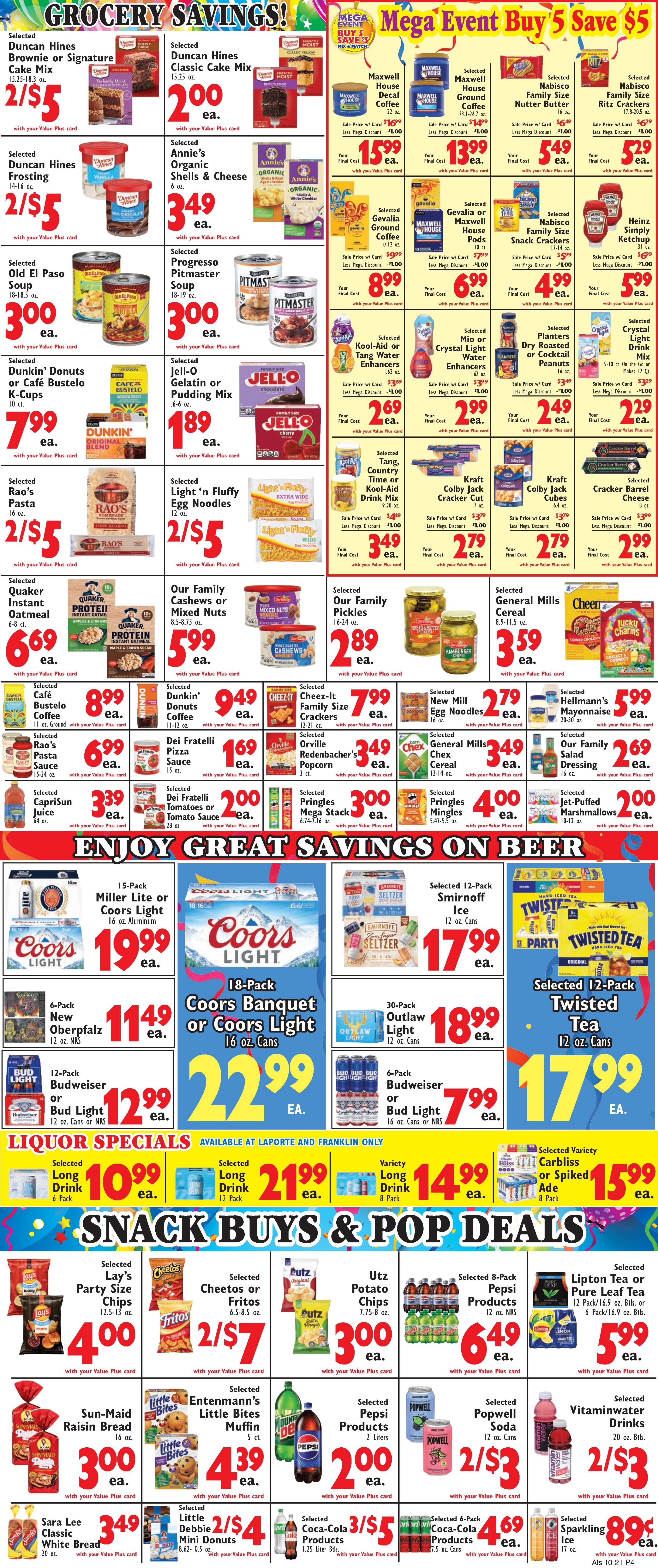 Al's Supermarket Weekly Ad October 21 - 27, 2026