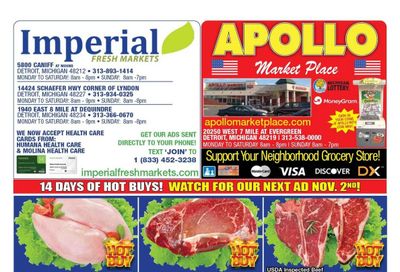 Apollo Market Place Weekly Ad October 19 - November 1, 2026