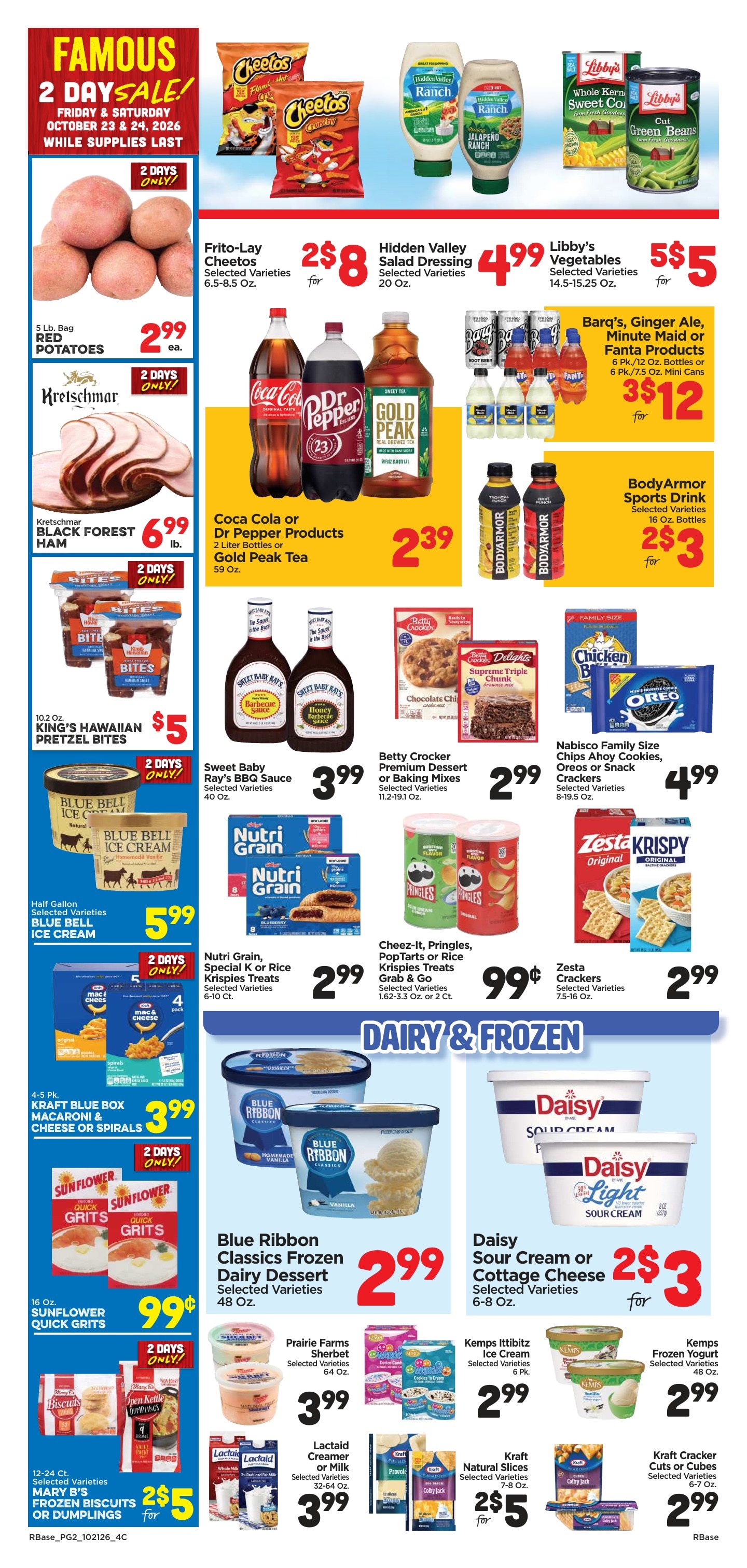 Ramey's (13561 St Stephens Ave, Chatom, AL) Weekly Ad October 21 - 27, 2026