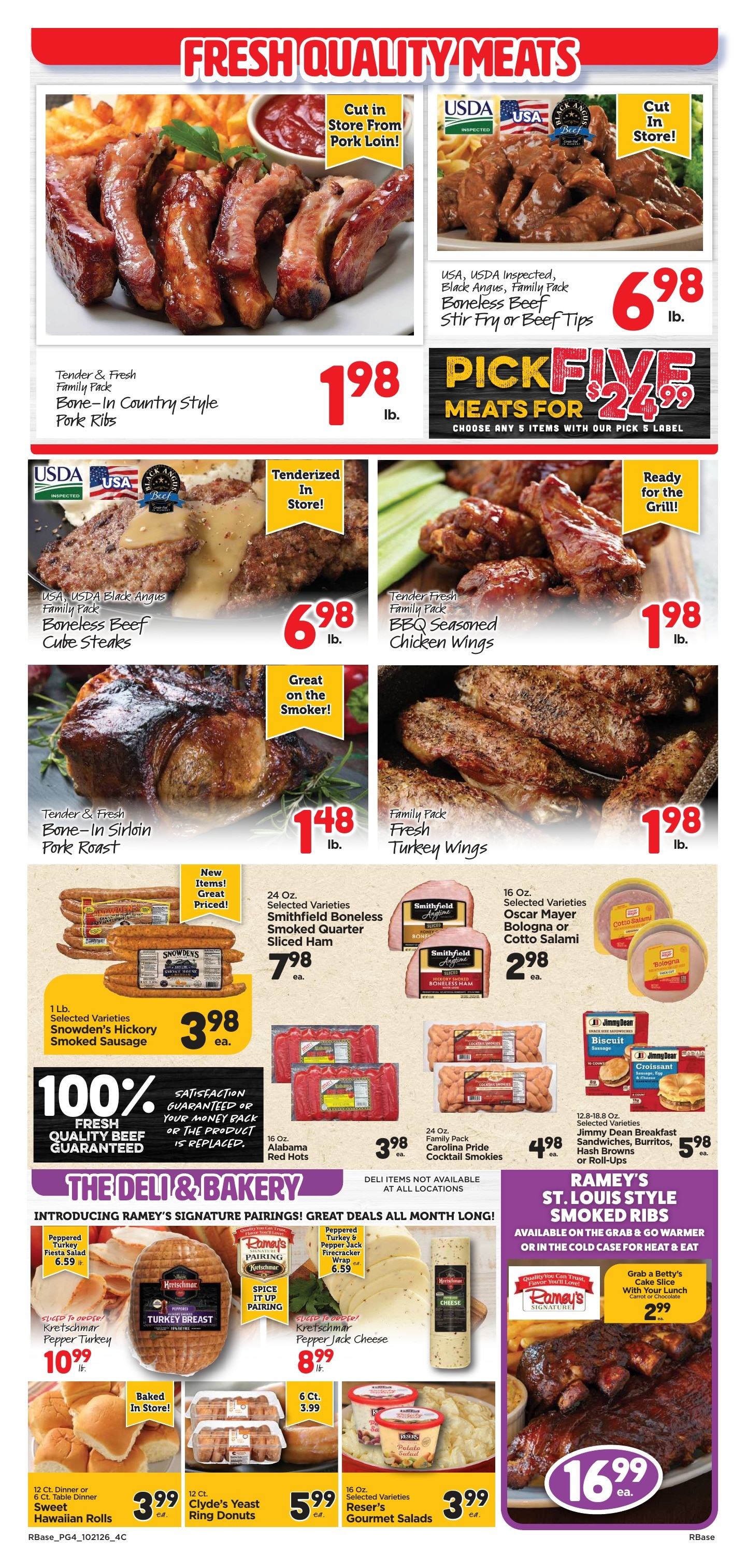 Ramey's (13561 St Stephens Ave, Chatom, AL) Weekly Ad October 21 - 27, 2026