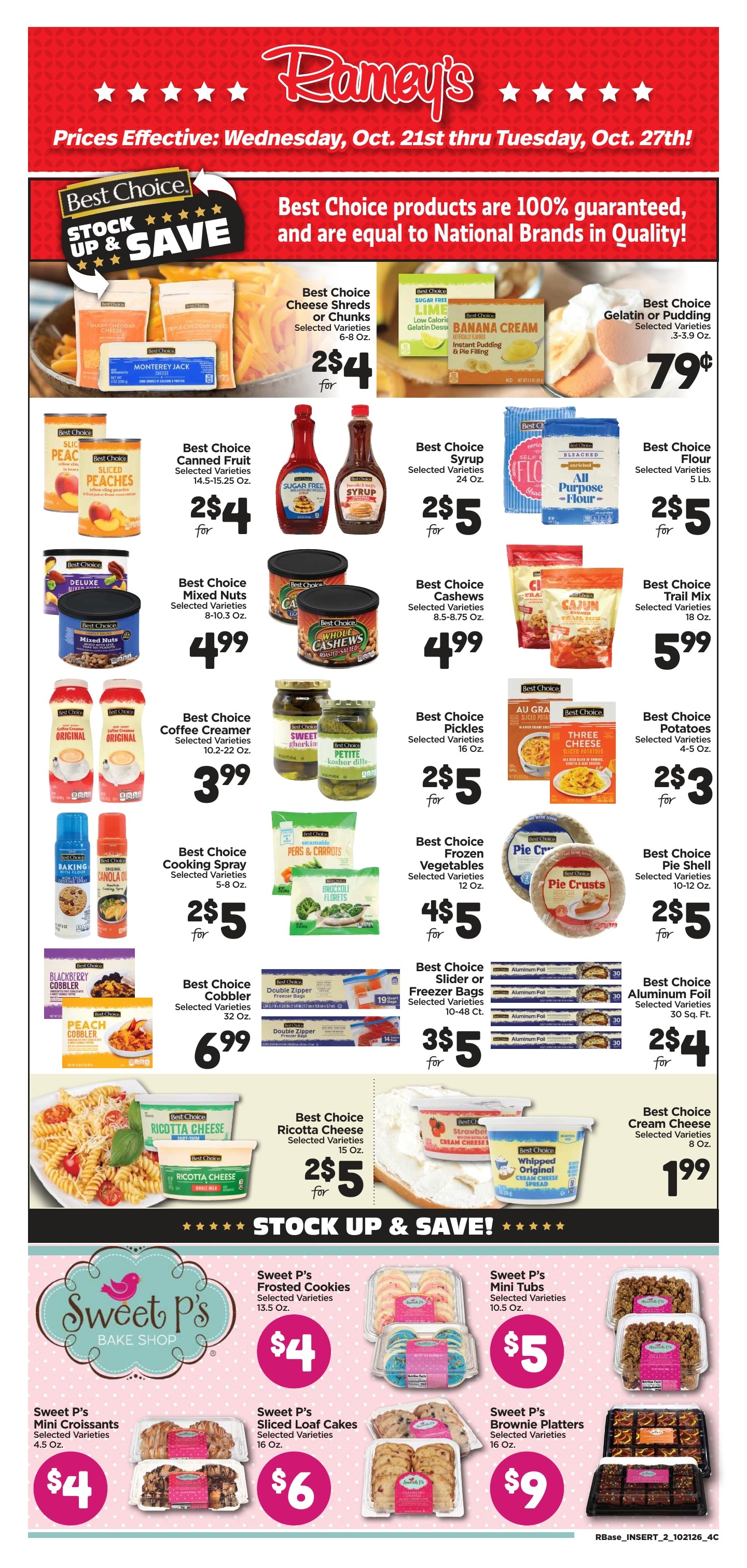 Ramey's (13561 St Stephens Ave, Chatom, AL) Weekly Ad October 21 - 27, 2026