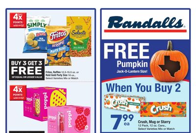 Randalls (Conroe Area, TX) Weekly Ad October 21 - 27, 2026