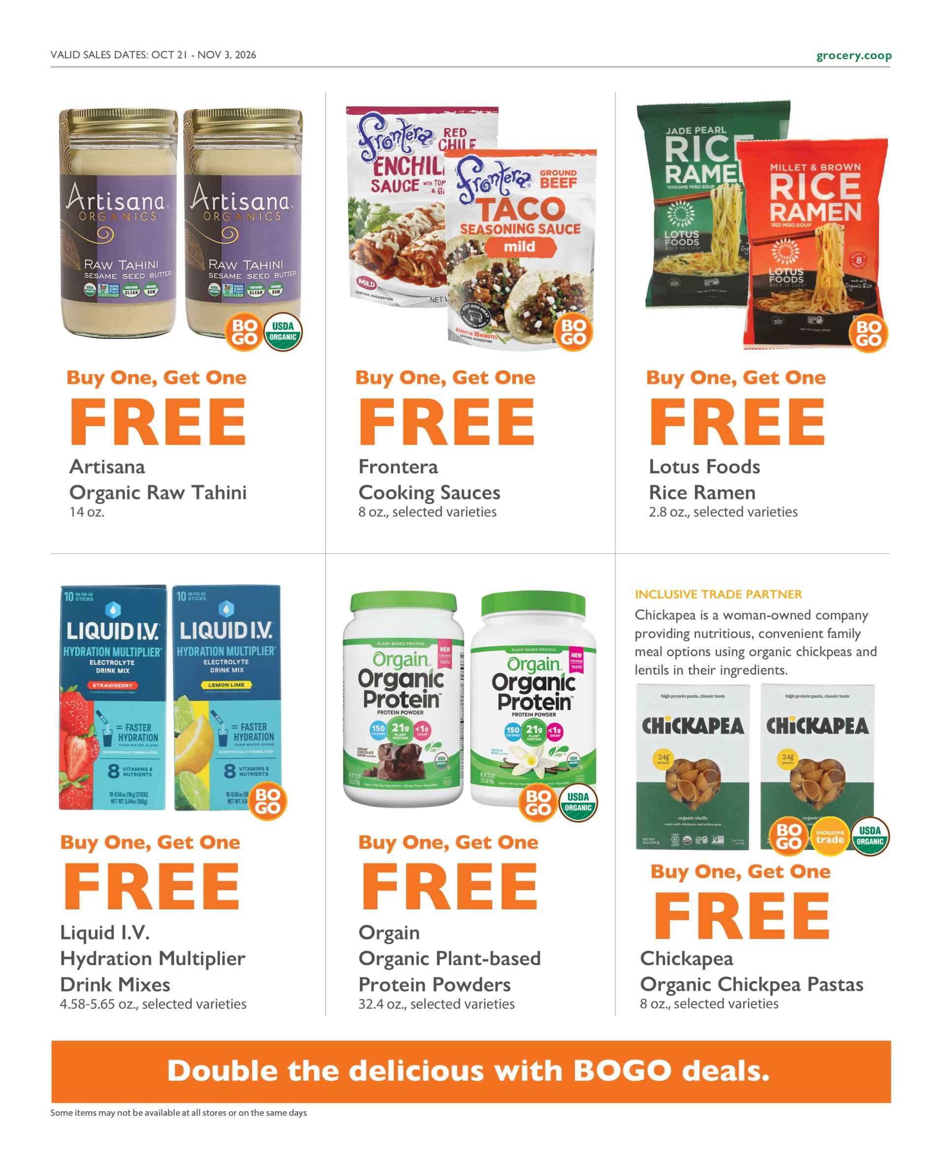 Astoria Co-op Co-op Deals Weekly Ad October 21 - November 3, 2026