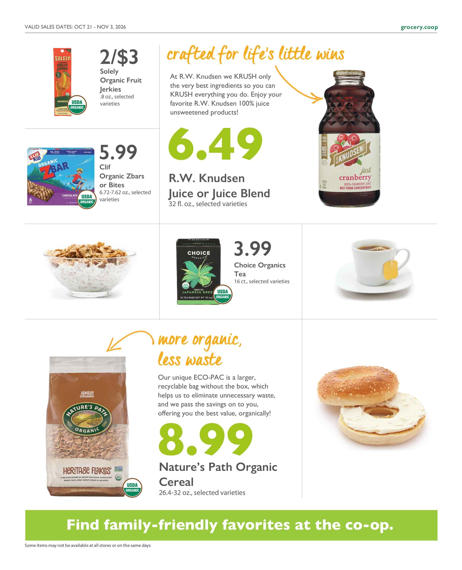 Astoria Co-op Co-op Deals Weekly Ad October 21 - November 3, 2026