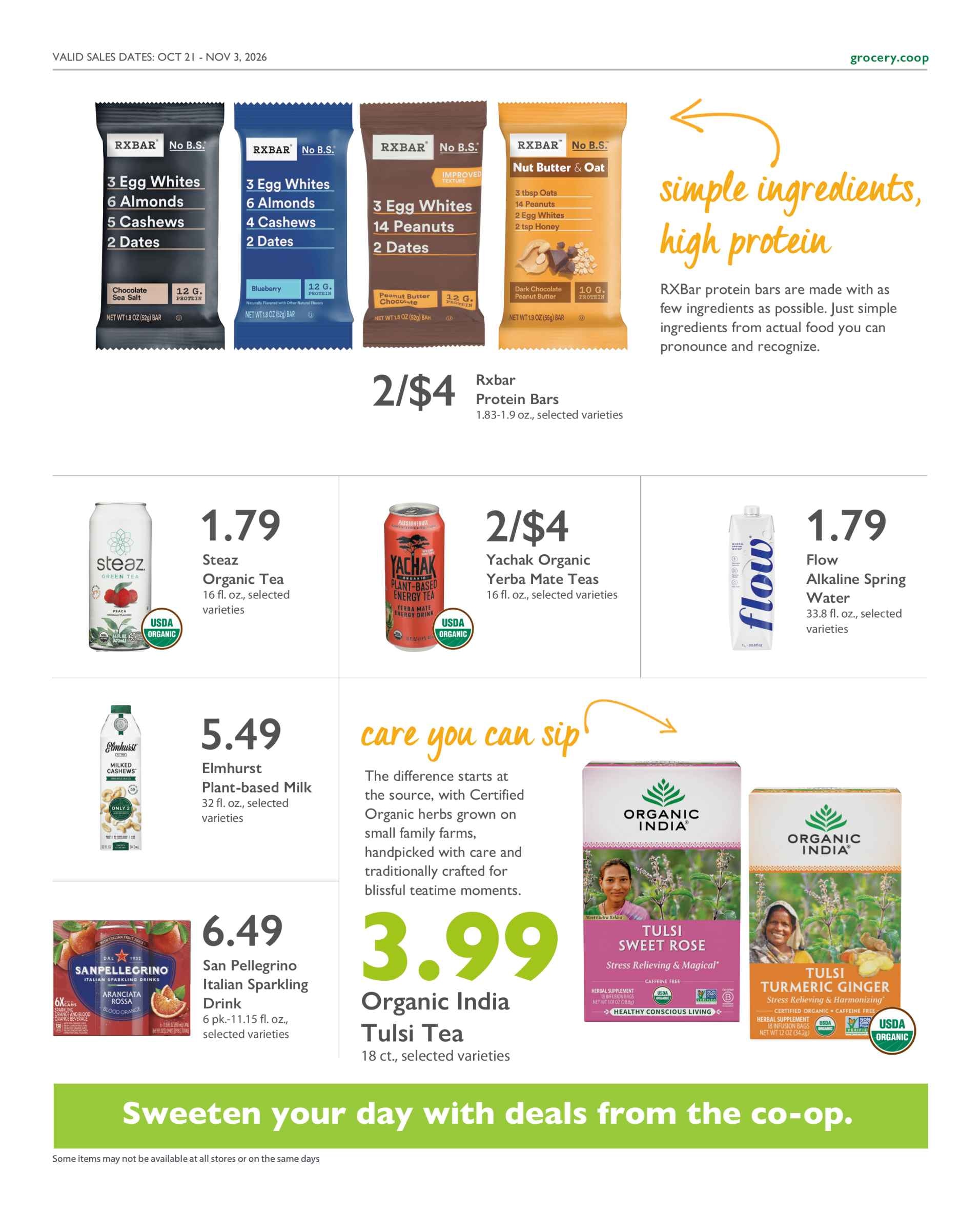 Astoria Co-op Co-op Deals Weekly Ad October 21 - November 3, 2026
