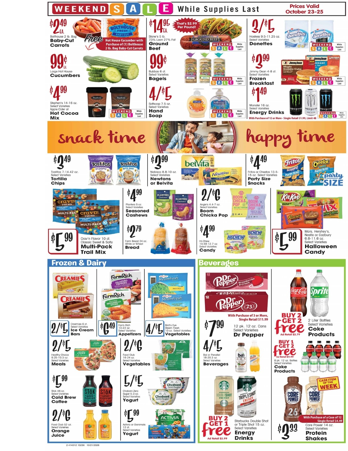 Barrett's Foodtown Weekly Ad October 21 - 27, 2026