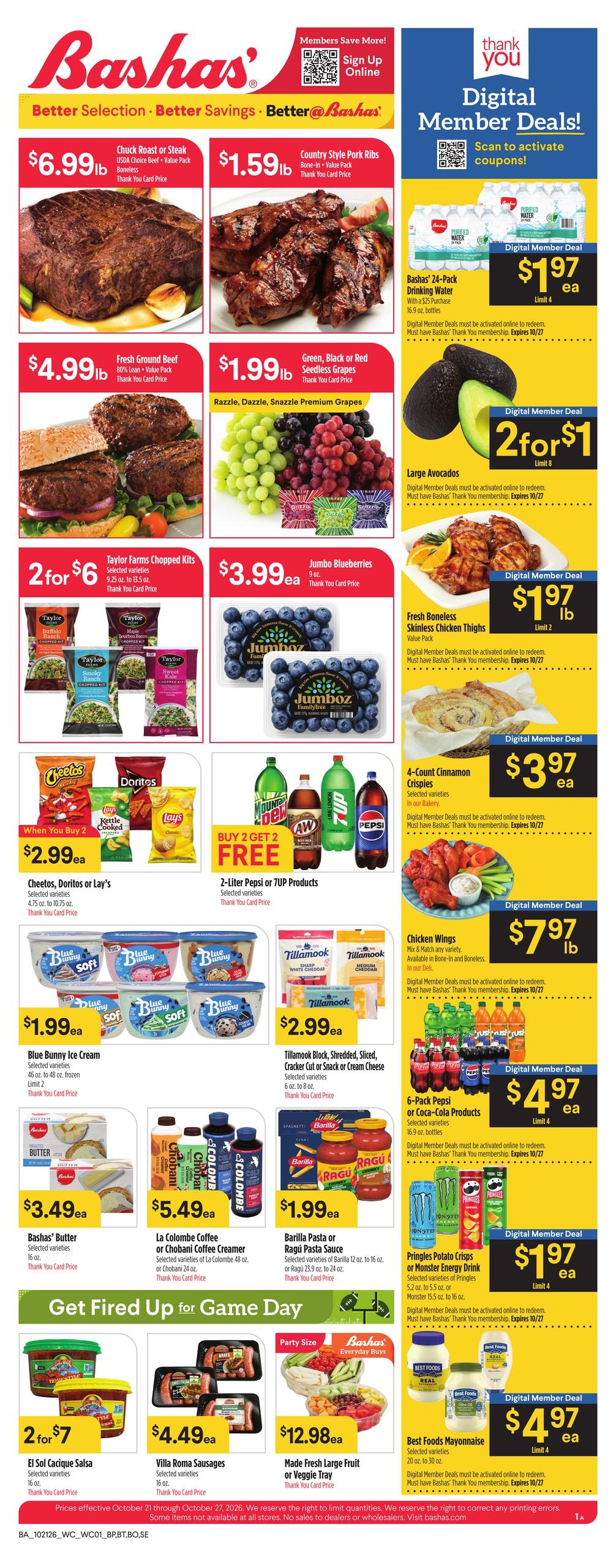 Bashas' (Apache Junction Area, AZ) Weekly Ad October 21 - 27, 2026