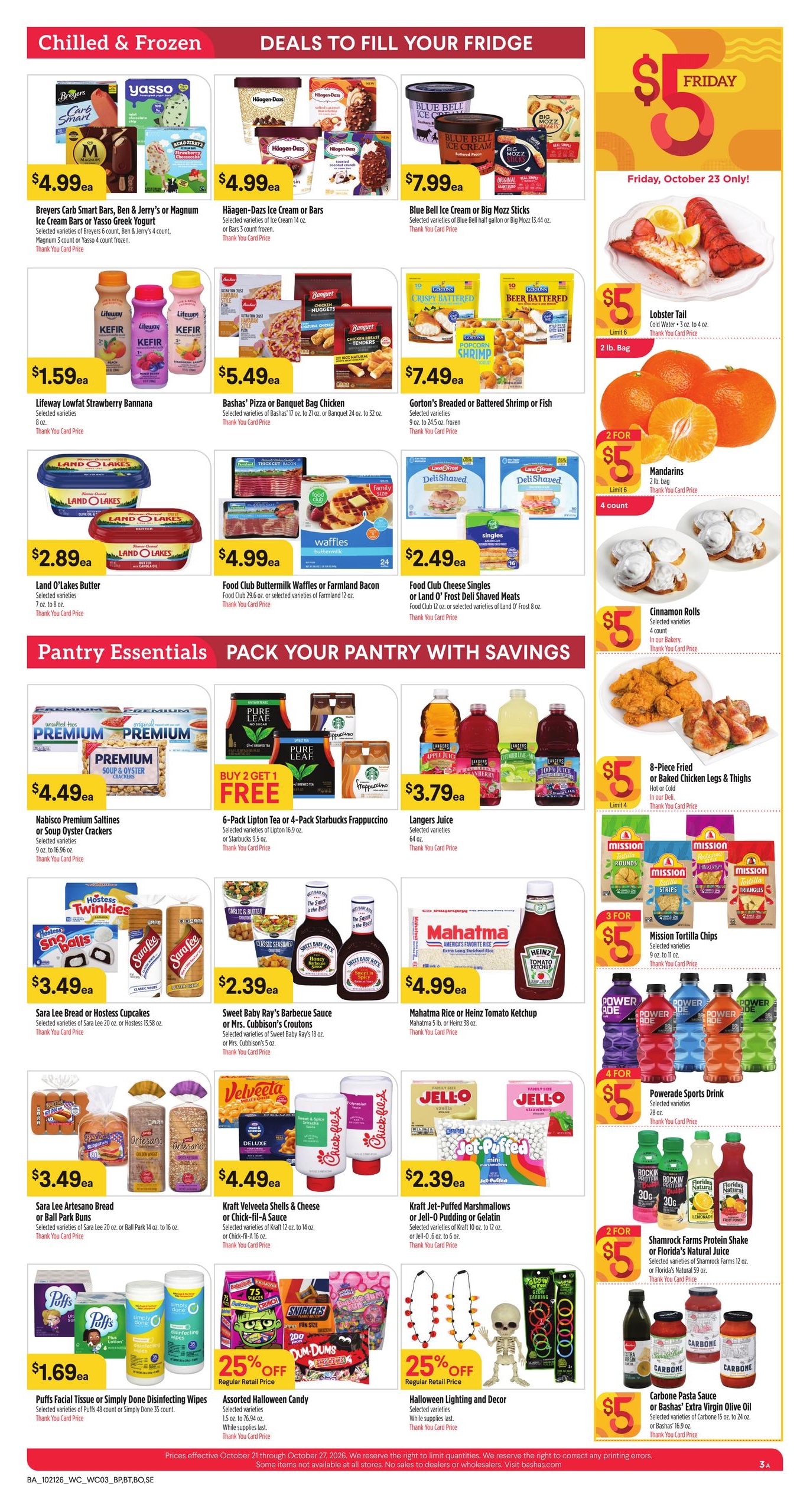 Bashas' (Apache Junction Area, AZ) Weekly Ad October 21 - 27, 2026