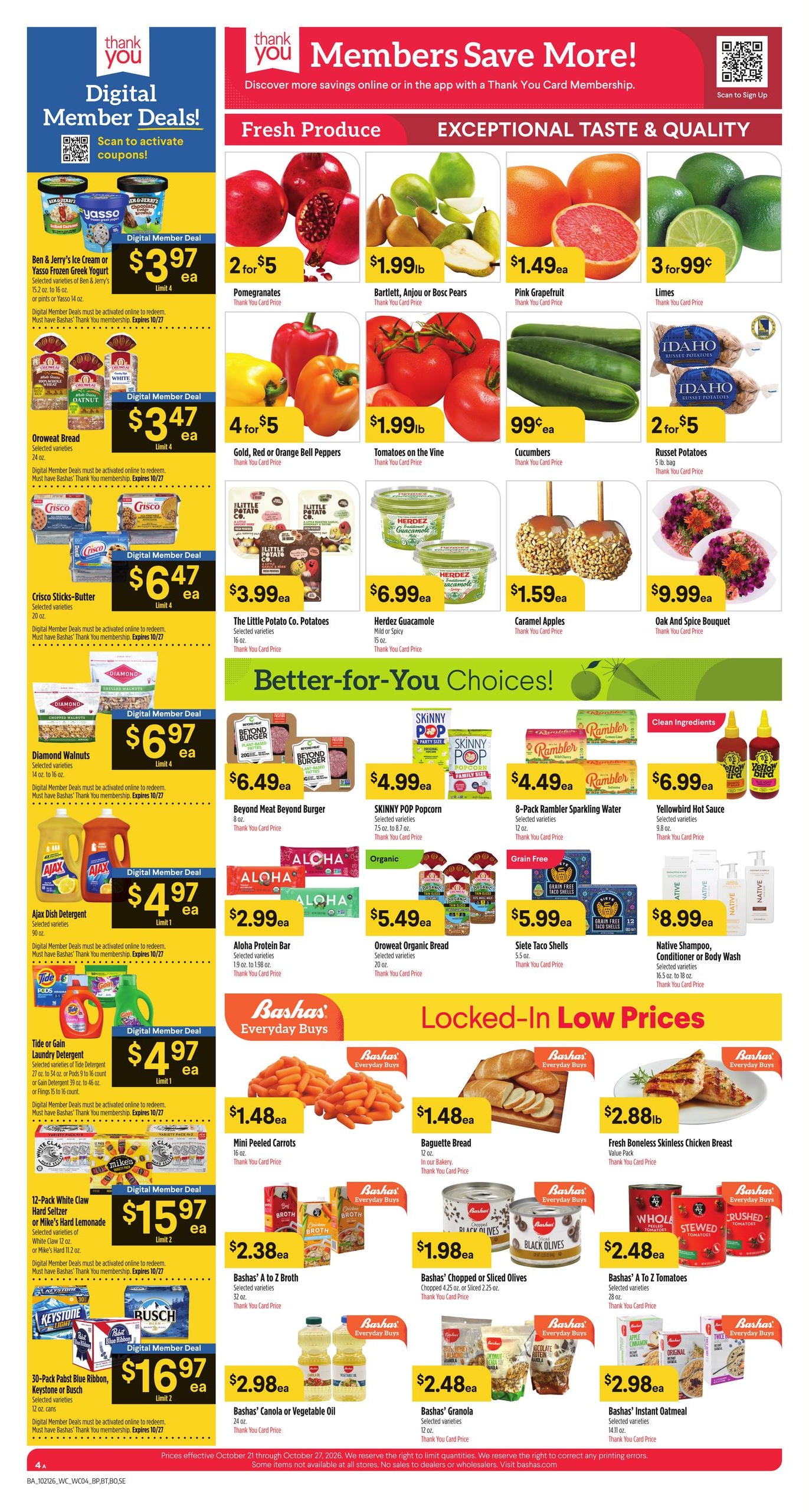 Bashas' (Apache Junction Area, AZ) Weekly Ad October 21 - 27, 2026