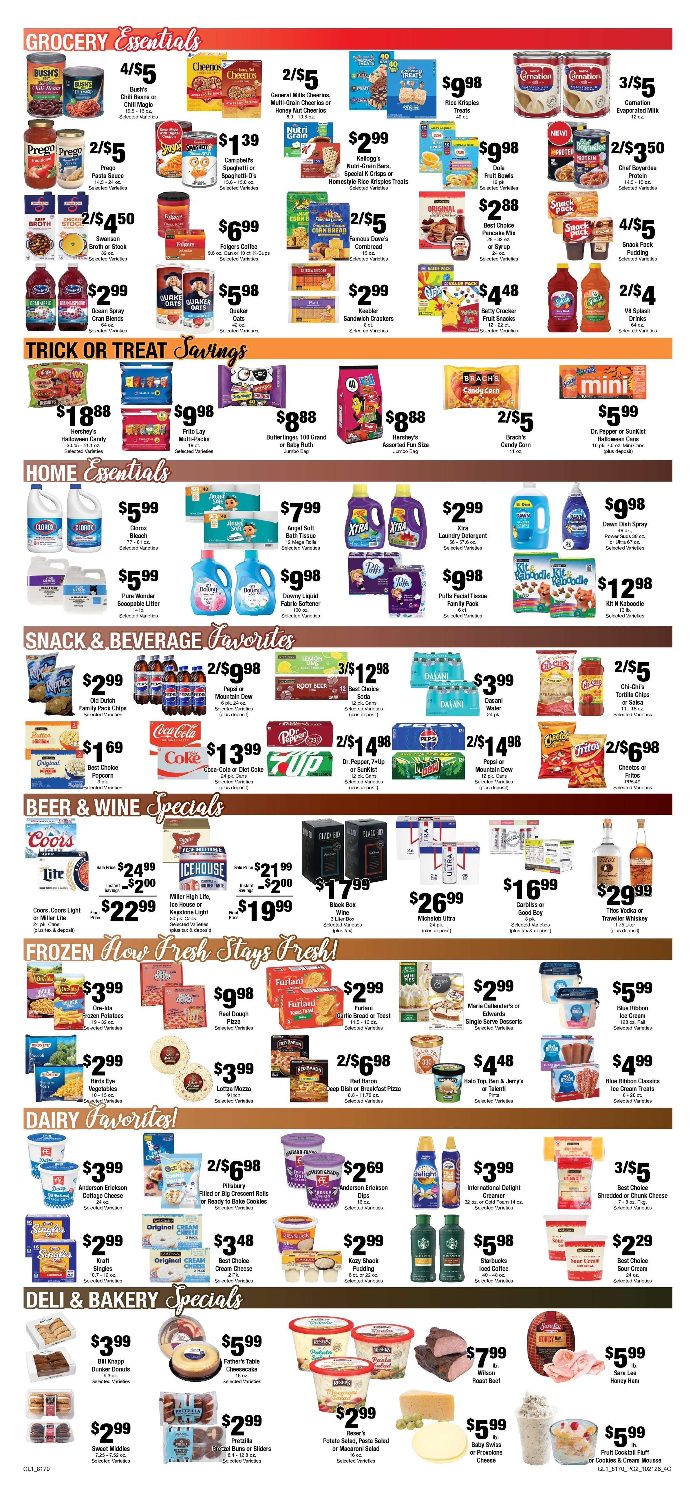Big G Foods Great Deals This Week! Weekly Ad October 21 - 27, 2026