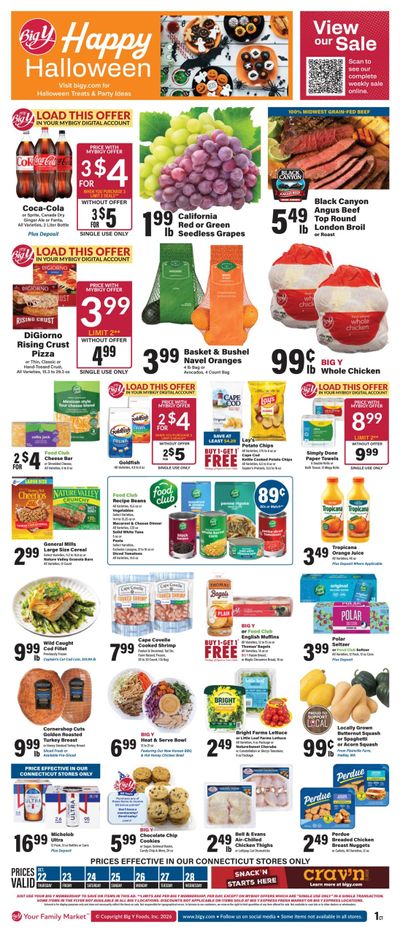 Big Y Weekly Ad October 22 - 28, 2026
