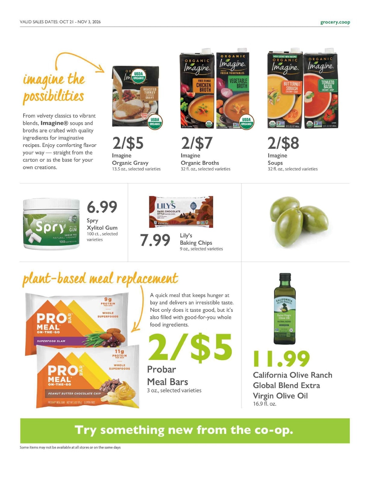 Brattleboro Food Co-op Co+op Deals Weekly Ad October 21 - November 3, 2026