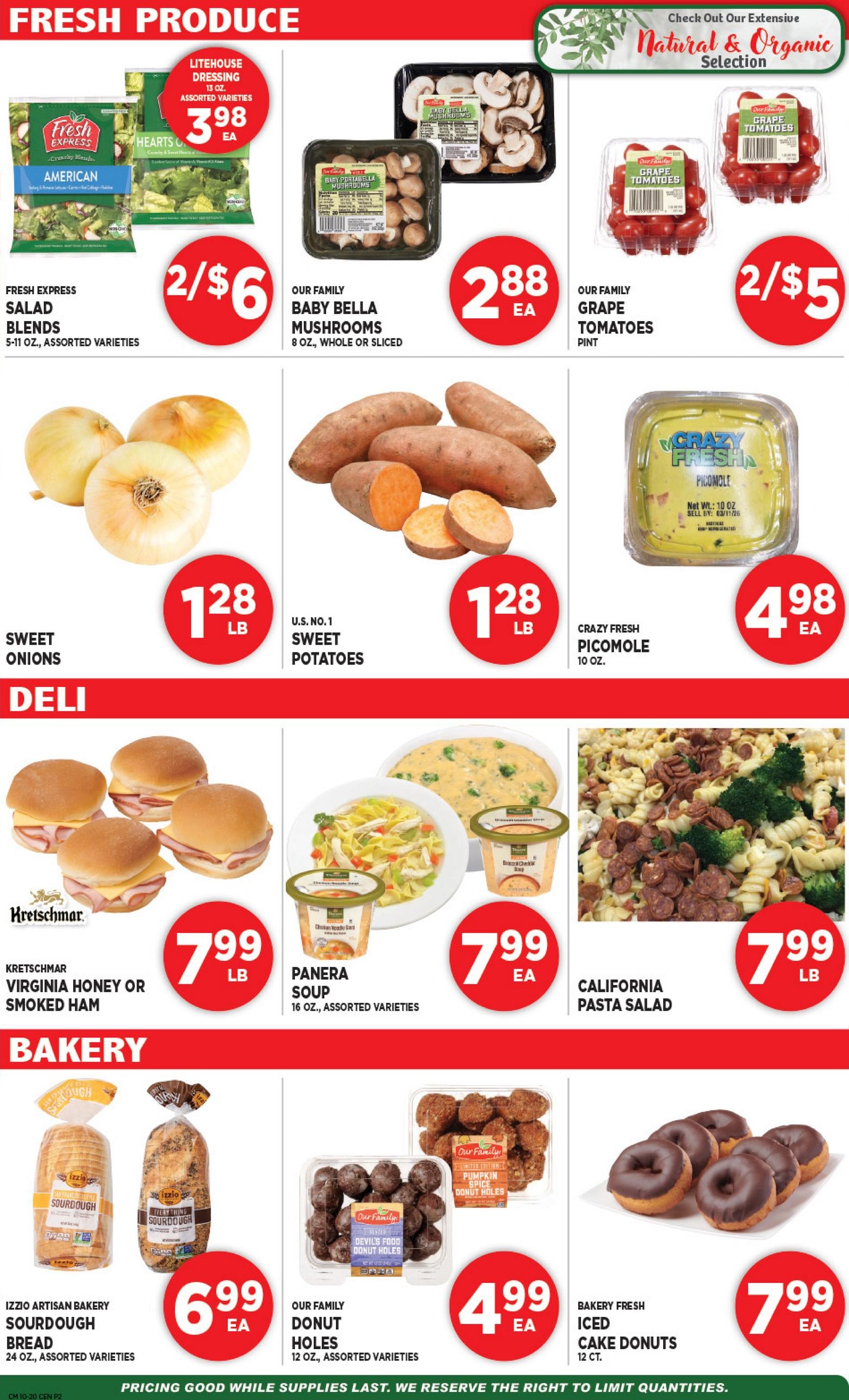 Central Market Weekly Ad October 20 - 26, 2026