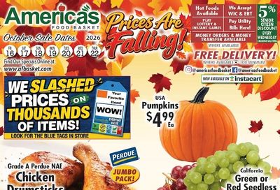 America's Food Basket (Massachusetts) Weekly Ad October 16 - 22, 2026