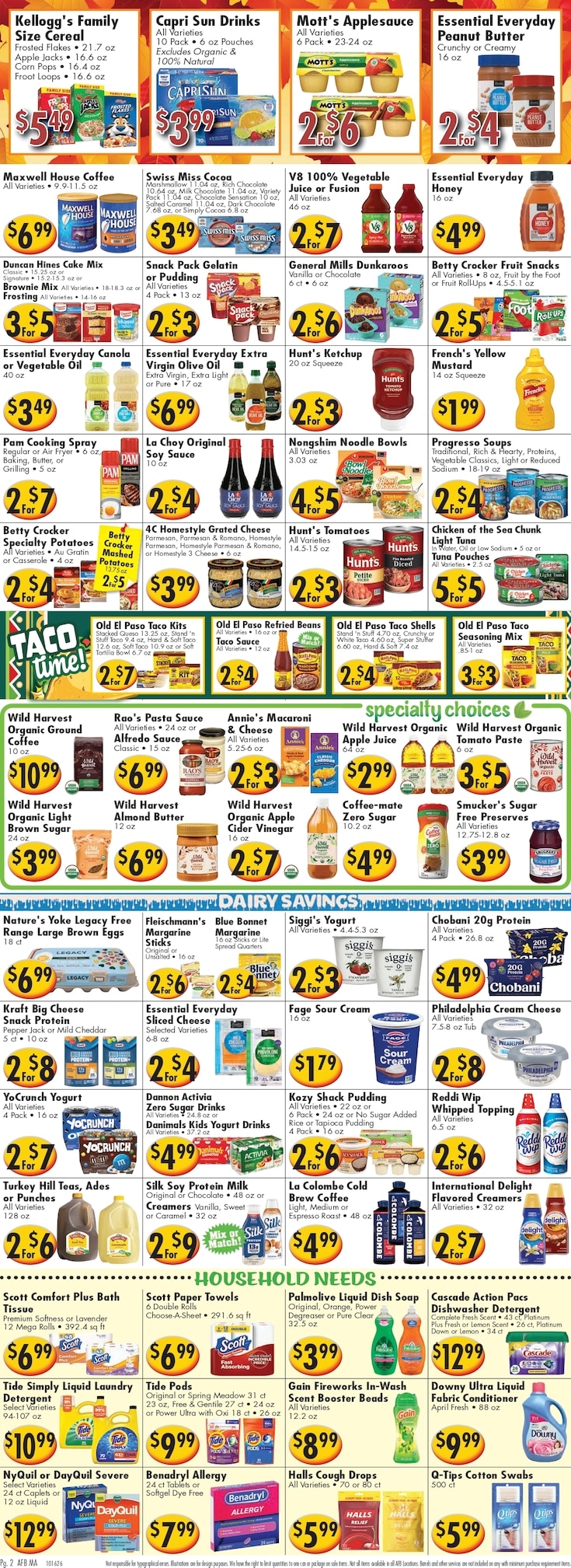 America's Food Basket (Massachusetts) Weekly Ad October 16 - 22, 2026