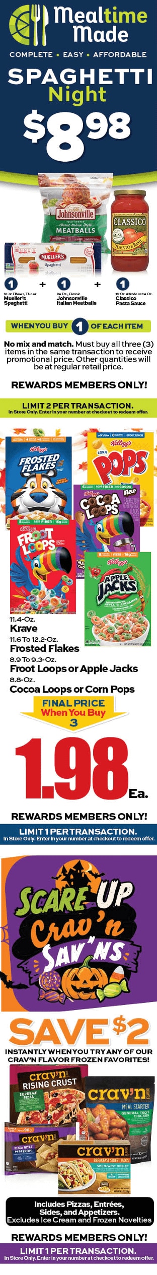 B&T's Food Fresh Market Weekly Ad October 21 - 27, 2026