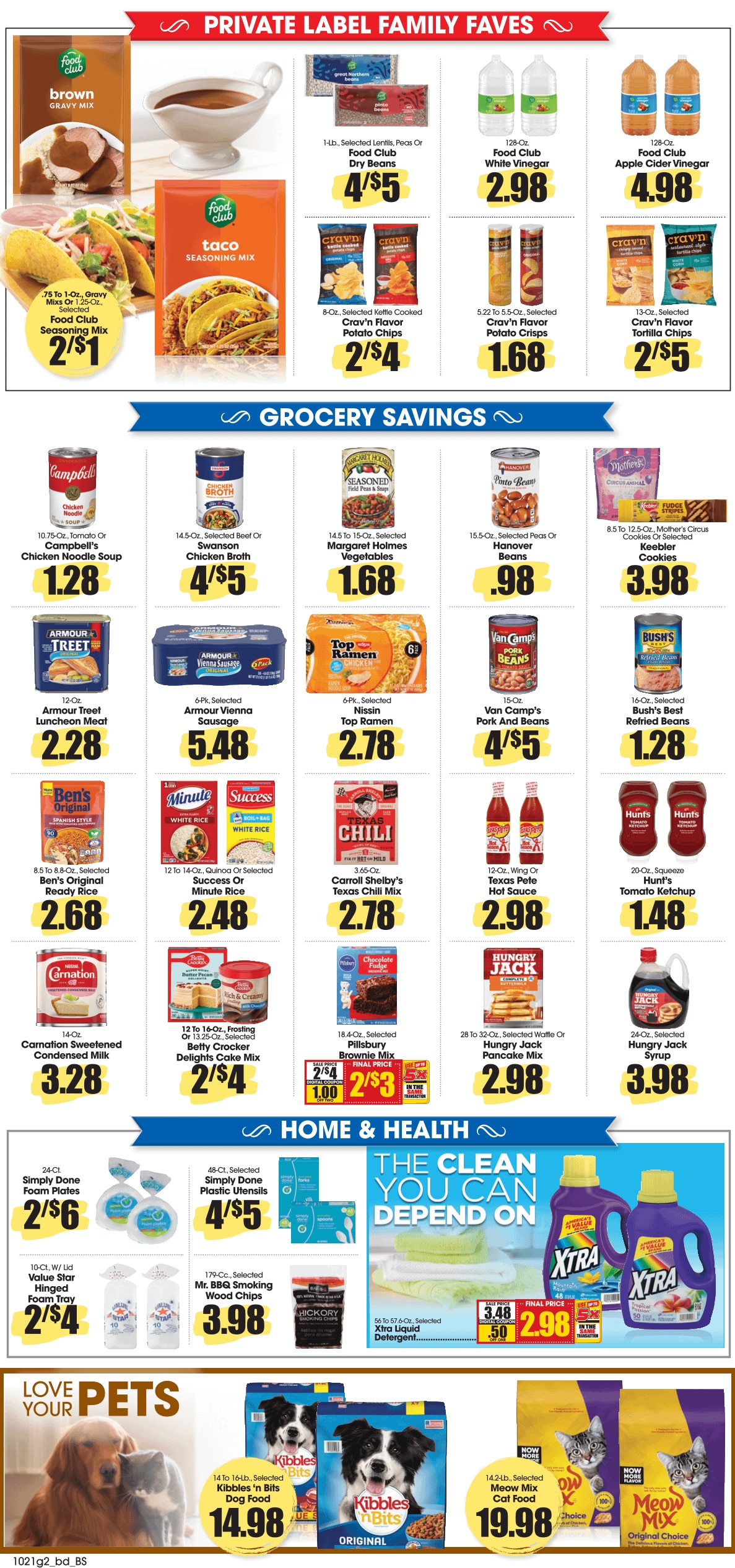 B&T's Food Fresh Market Weekly Ad October 21 - 27, 2026