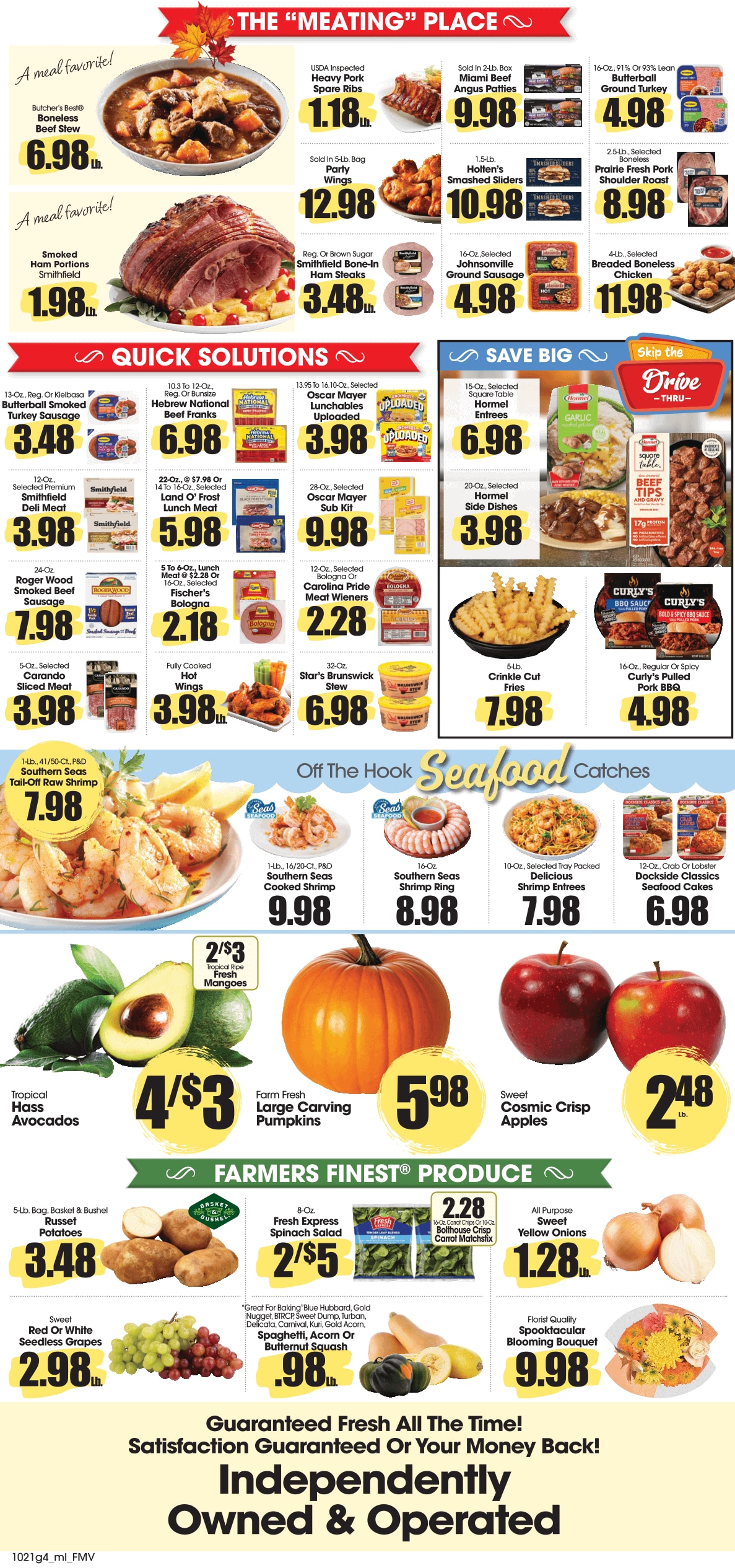 B&T's Food Fresh Market Weekly Ad October 21 - 27, 2026