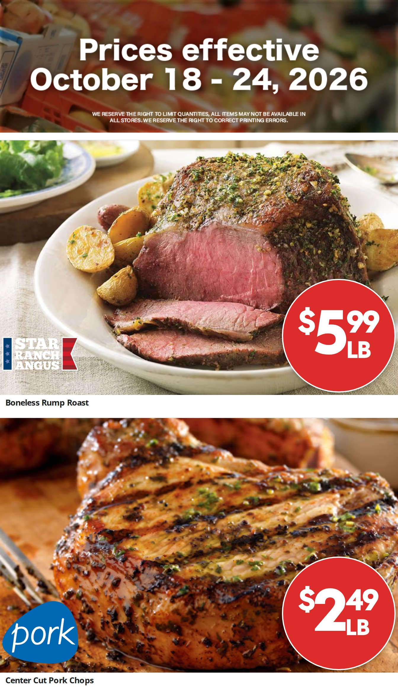 Barnesville Grocery Weekly Ad October 21 - 27, 2026
