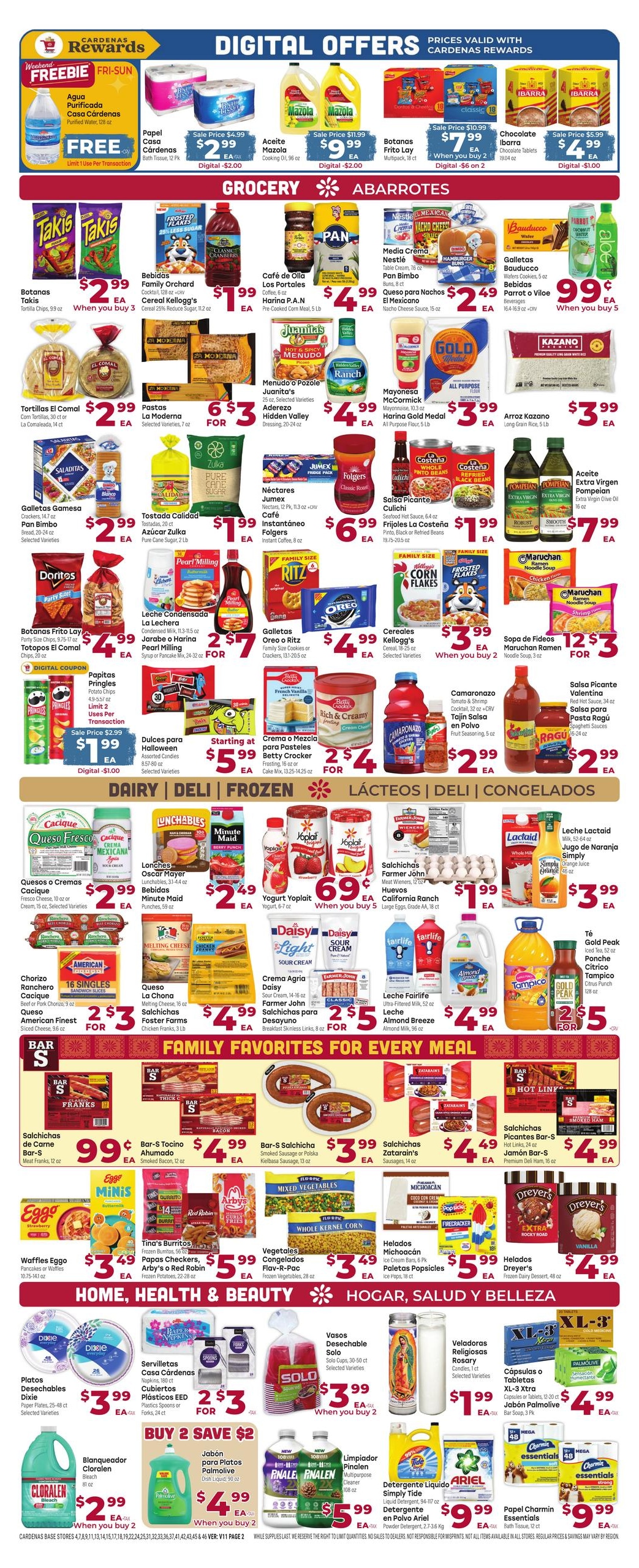 Cardenas Markets (Banning Area, CA) Weekly Ad October 21 - 27, 2026