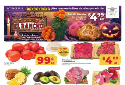 El Rancho Supermercado (Brownsville Area, TX) Weekly Ad October 21 - 27, 2026