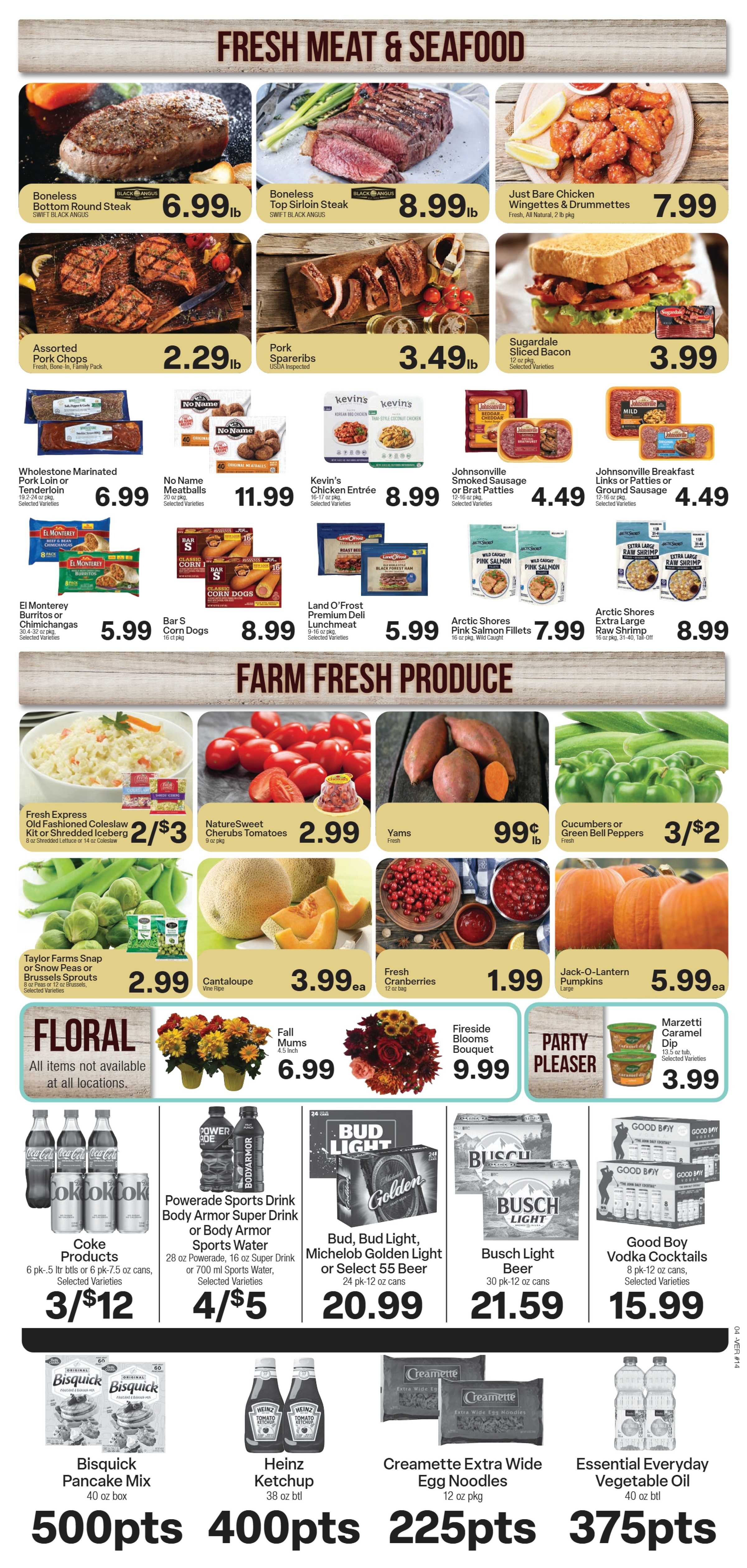 Chamberlain Food Center Weekly Ad October 21 - 27, 2026
