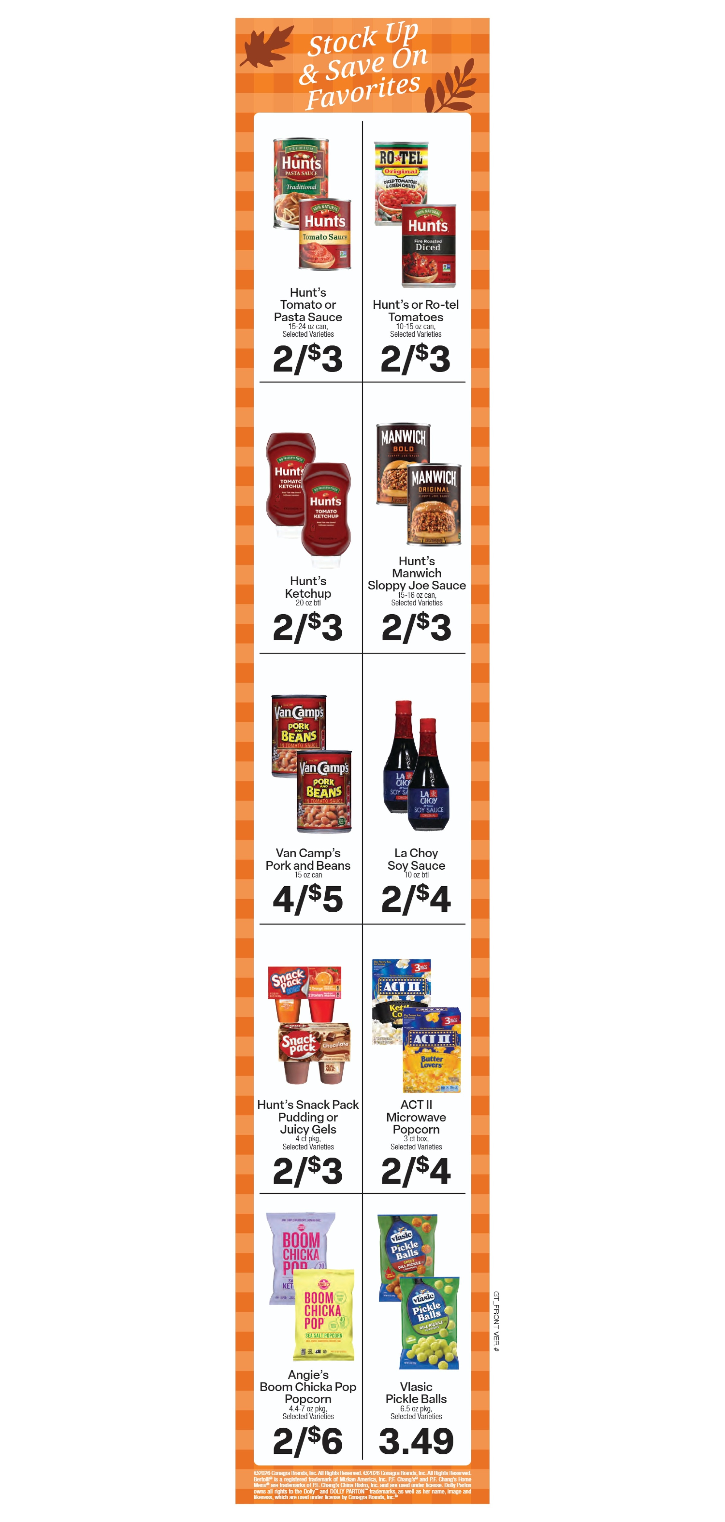 Chamberlain Food Center Weekly Ad October 21 - 27, 2026
