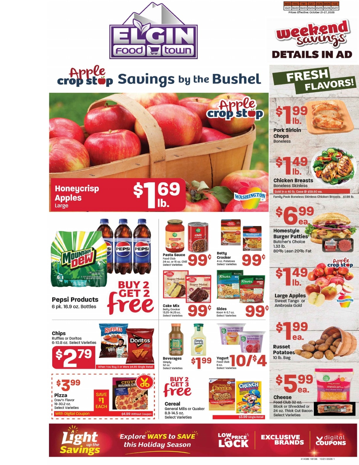 Elgin Foodtown Weekly Ad October 21 - 27, 2026