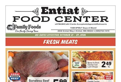 Entiat Food Center Weekly Ad October 21 - 27, 2026
