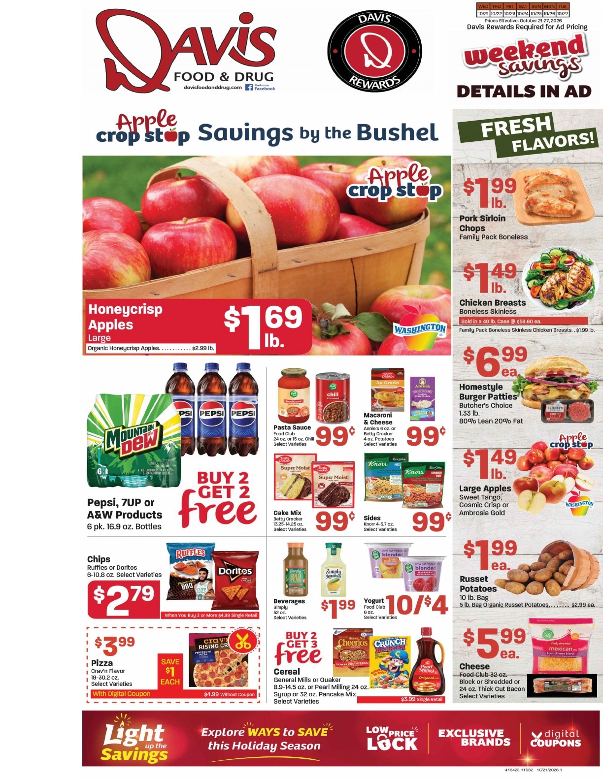 Davis Food & Drug (Roosevelt, UT) Weekly Ad October 21 - 27, 2026