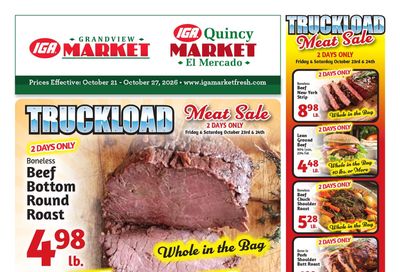 El Mercado de Grandview Weekly Ad October 21 - 27, 2026