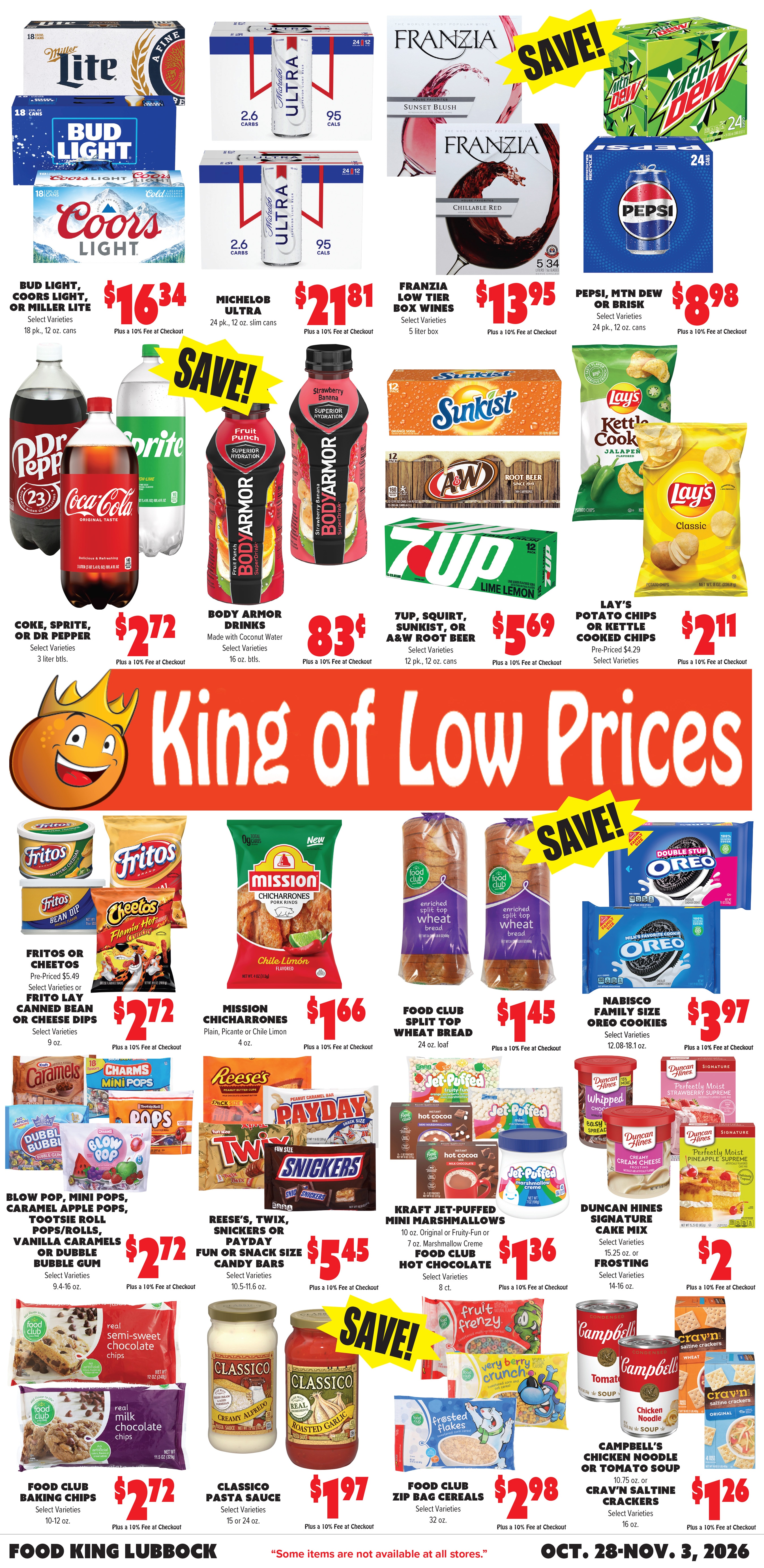 Food King Weekly Ad October 28 - November 3, 2026
