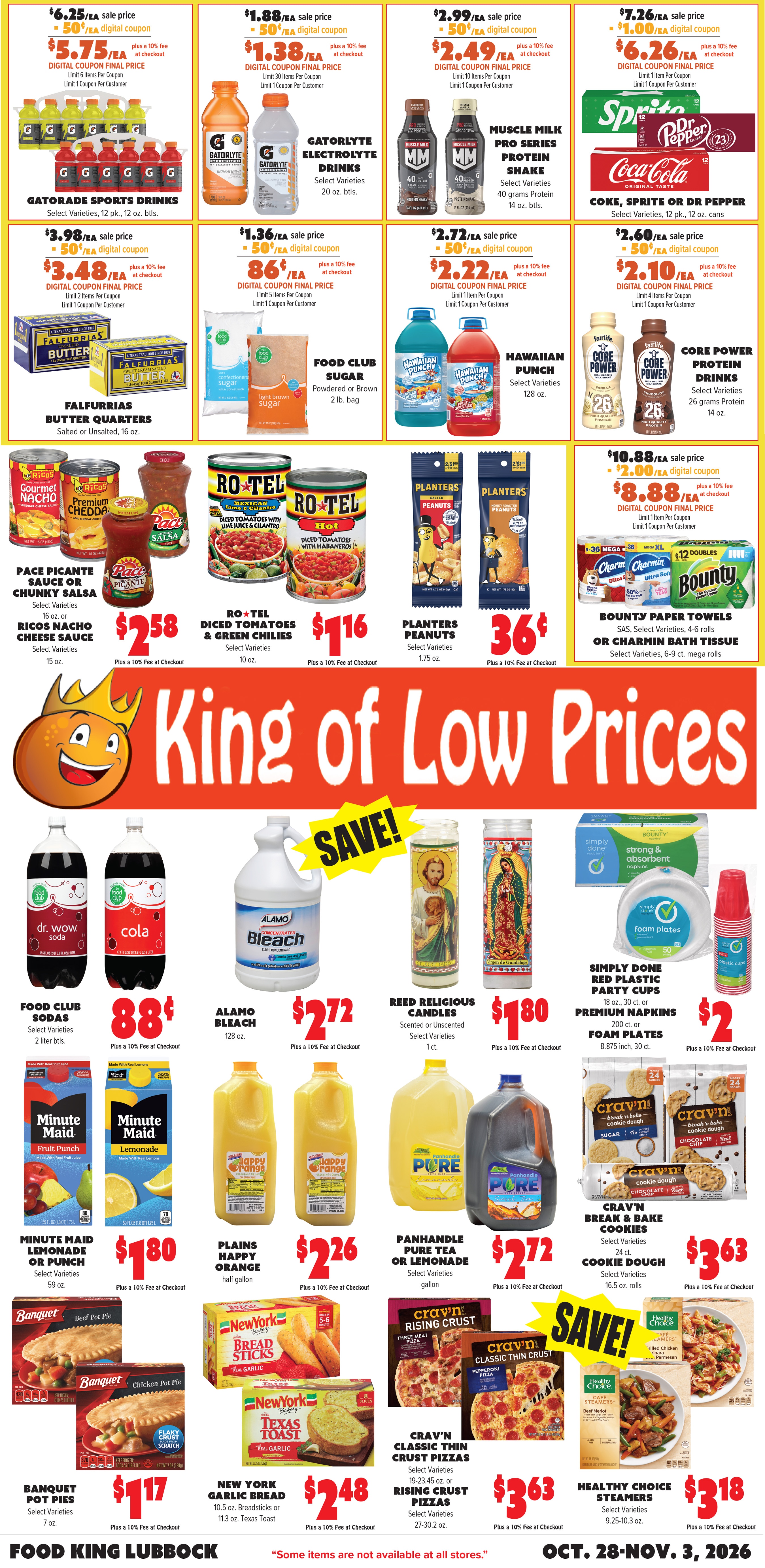 Food King Weekly Ad October 28 - November 3, 2026