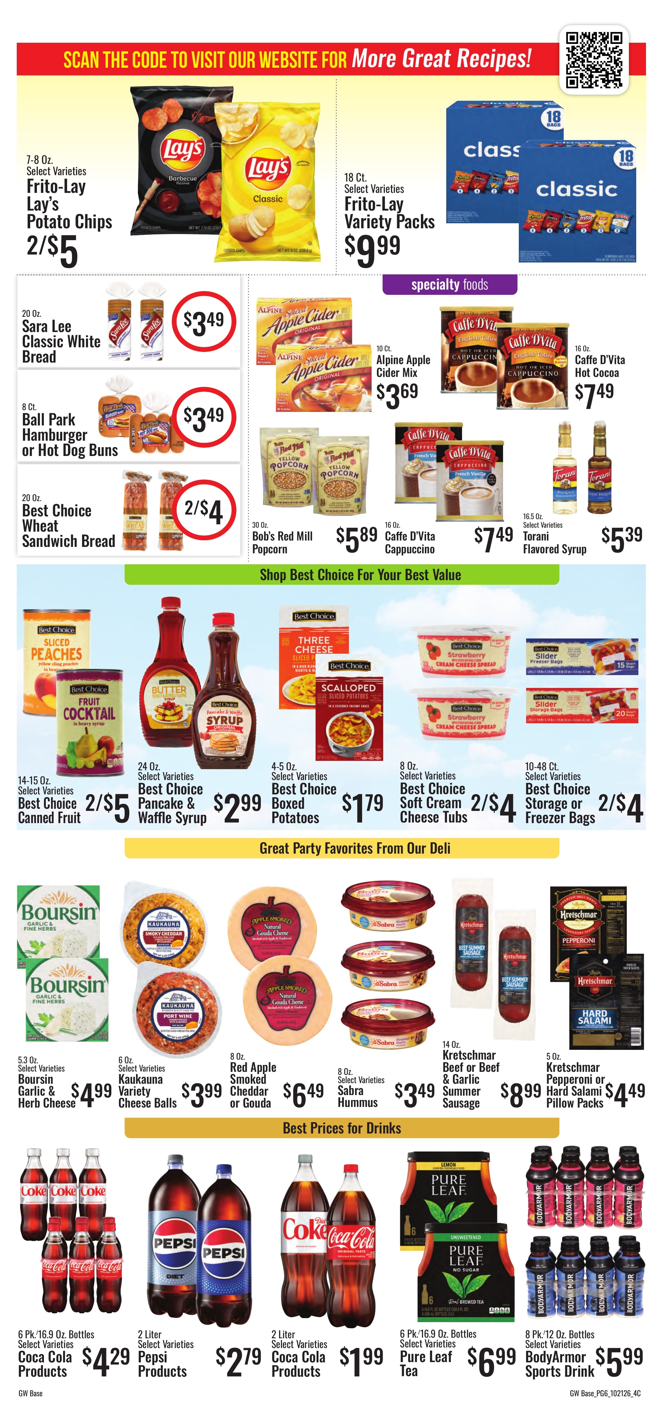 G&W Foods (Chanute, KS) Weekly Ad October 21 - November 3, 2026