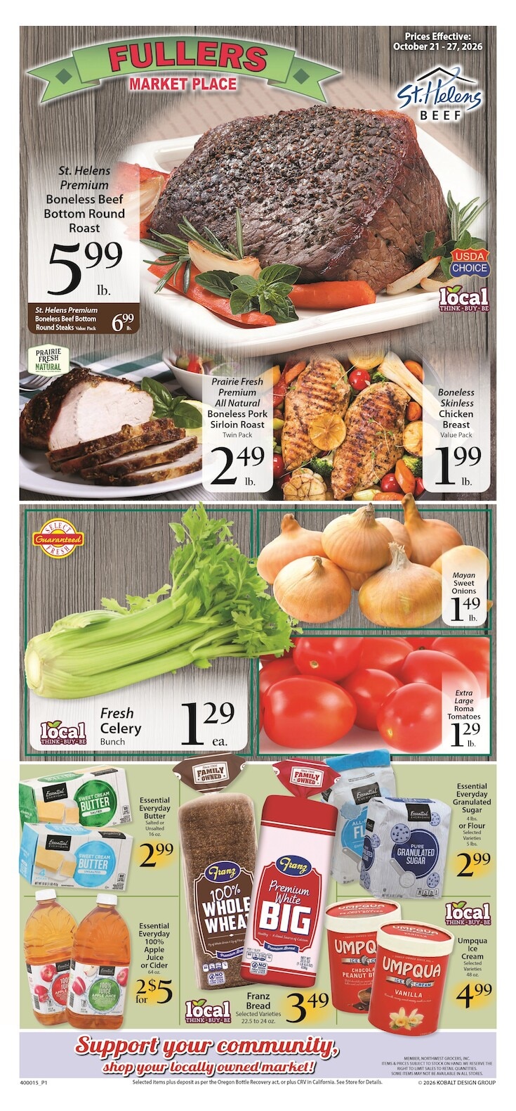 Fuller's Market Weekly Ad October 21 - 27, 2026