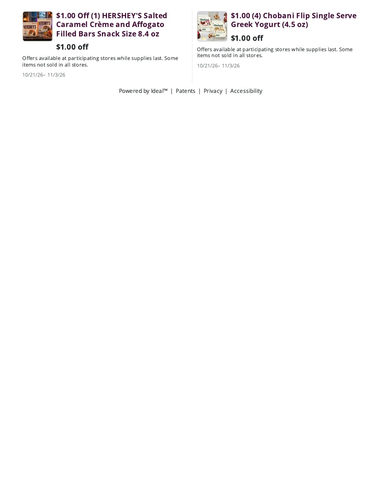 Hidden Valley Market Weekly Ad October 21 - November 3, 2026